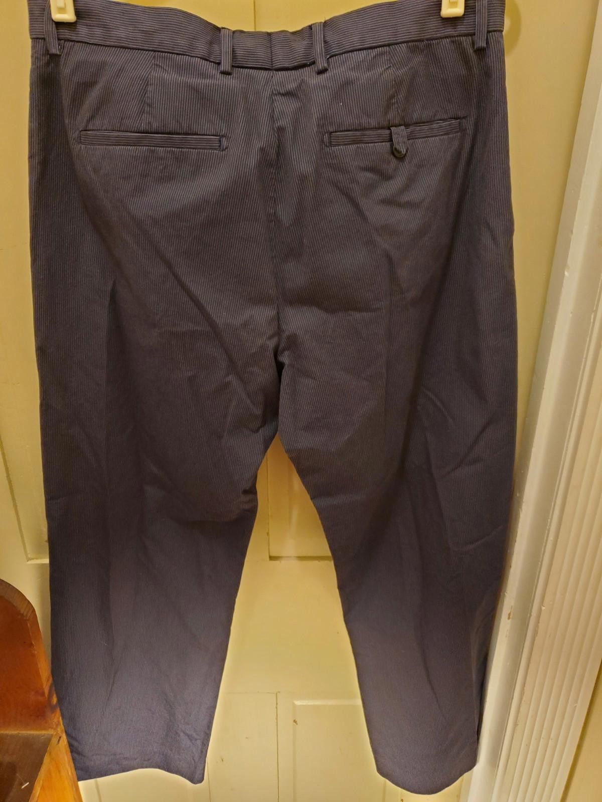 Banana Republic Banana Republic Dress Chino Pants Mens 33x30 Black FlatFront Size US 33 - 6 Thumbnail