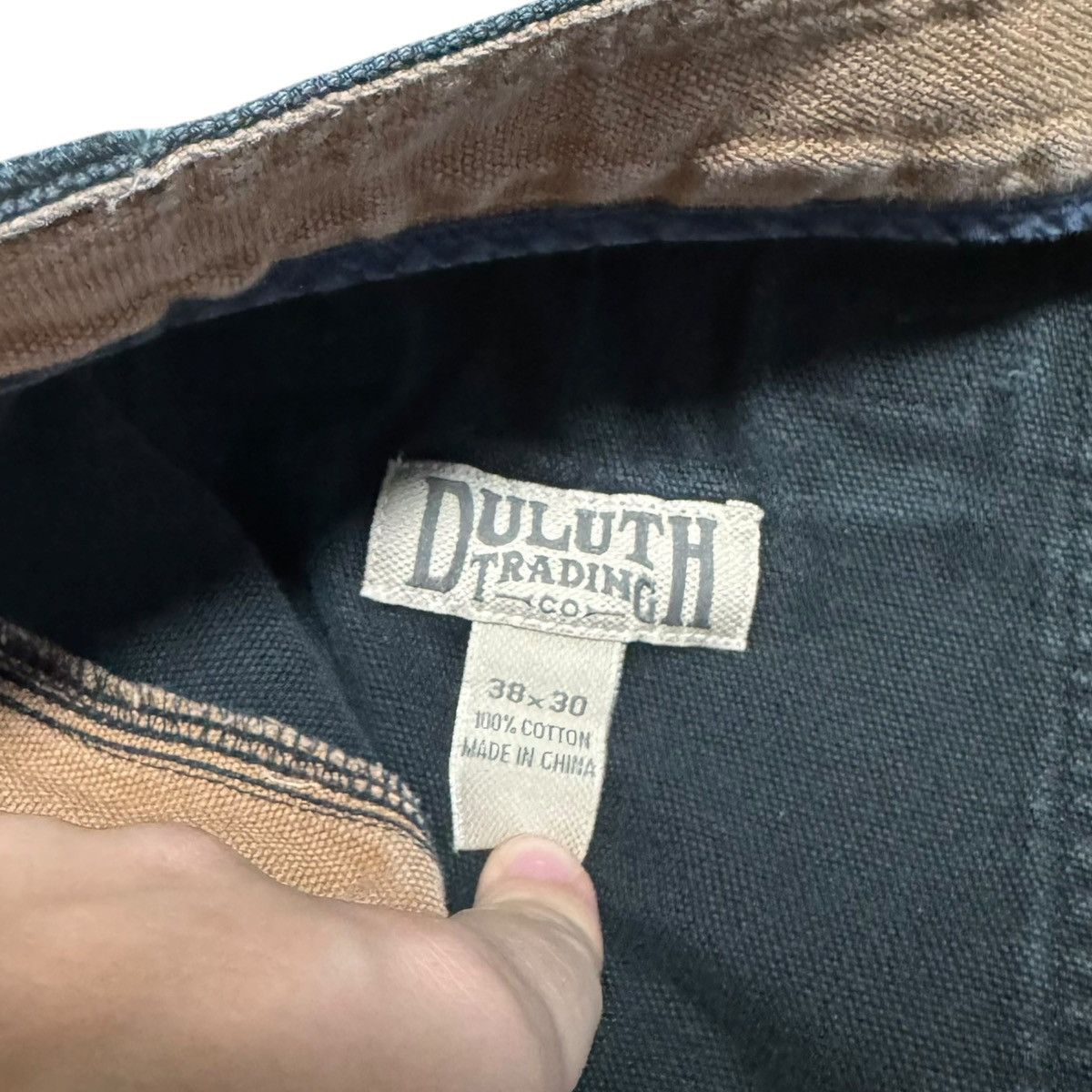 Duluth Trading Company Duluth Trading Company Black Cargo Cotton Pants Men’s 38x30 Size US 38 / EU 54 - 4 Thumbnail