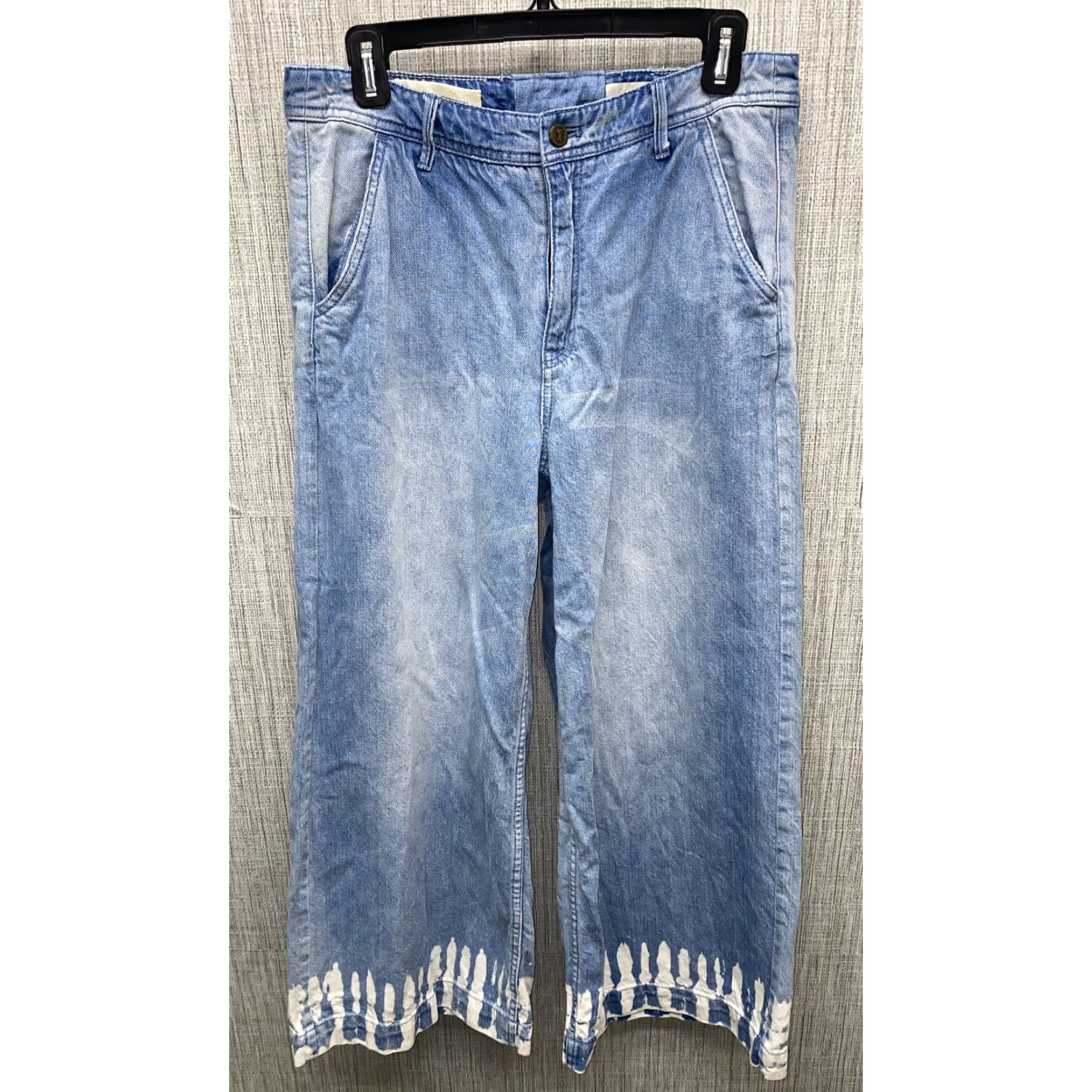 Vintage Pilcro And The Letterpress Jeans Zip Fly Womens 28 Blue Denim Cotton Blend 25 Inseam Regular Size 28 Women Size 24" / US 00 / IT 34 - 2 Thumbnail