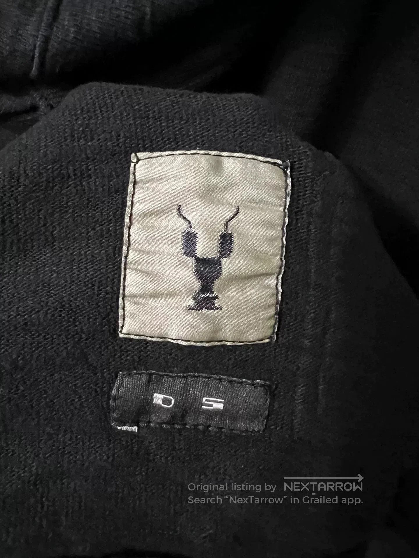 Rick Owens Rick Owens Men's Ninja Zip Hoodie. Size US L / EU 52-54 / 3 - 6 Thumbnail