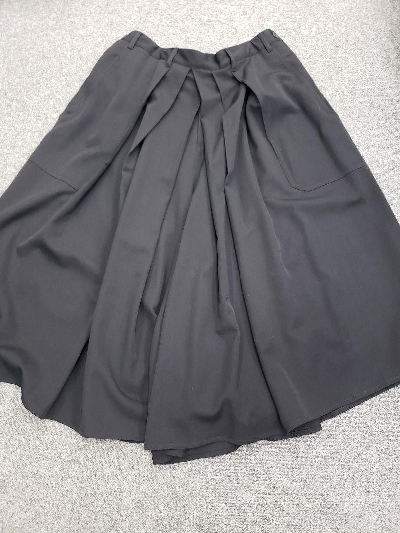 Yohji Yamamoto POUR HOMME 24ss WOOL GABARDINE HAKAMA PANTS Size US 41 - 4 Thumbnail