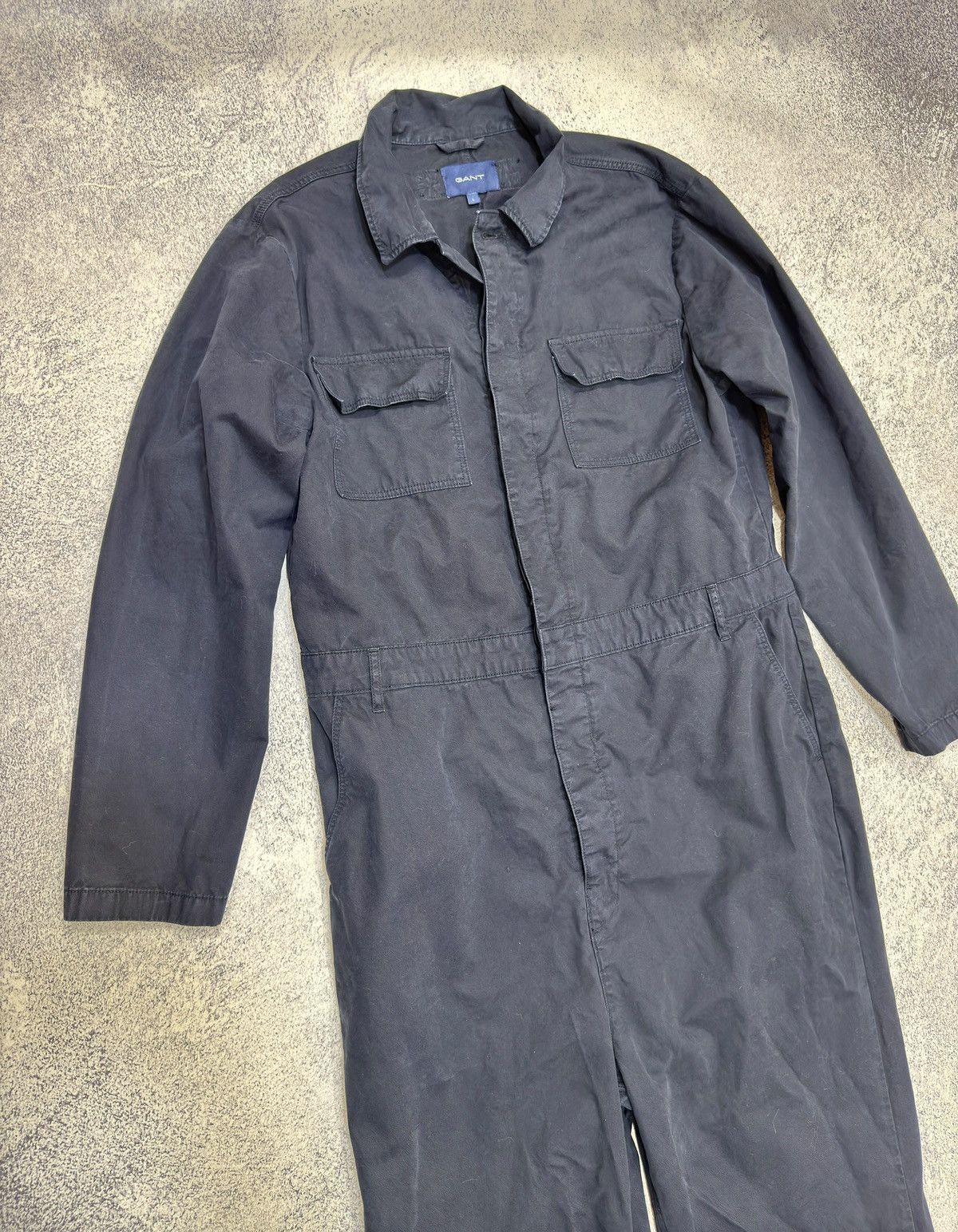 Gant Gant Cotton Jumpsuit Navy L size Size US 34 / EU 50 - 4 Thumbnail