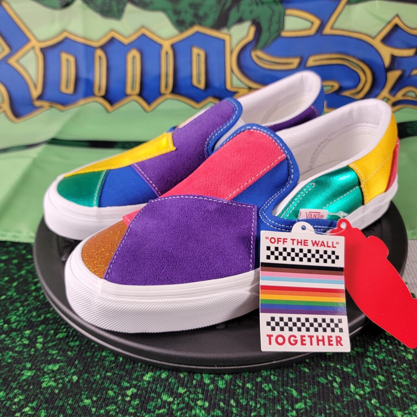 Vans VANS Classic Slip-On Pride (Patchwork) Men Sz 7 Women Sz 8.5 Size US 7 / EU 40 - 1 Thumbnail