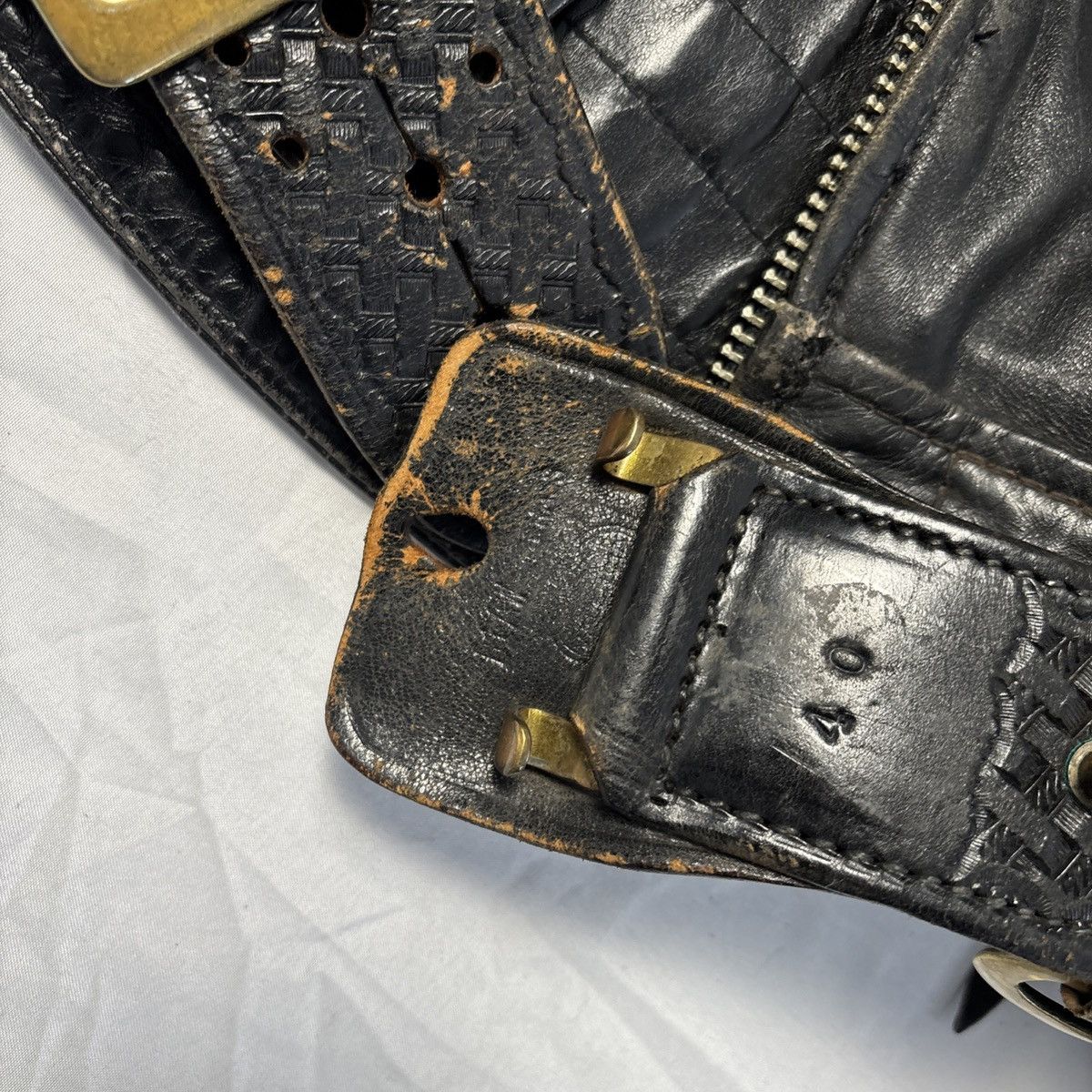Other Vintage Langlitz Columbia Motorcycle Leather Jacket w/Belt Size US M / EU 48-50 / 2 - 5 Thumbnail