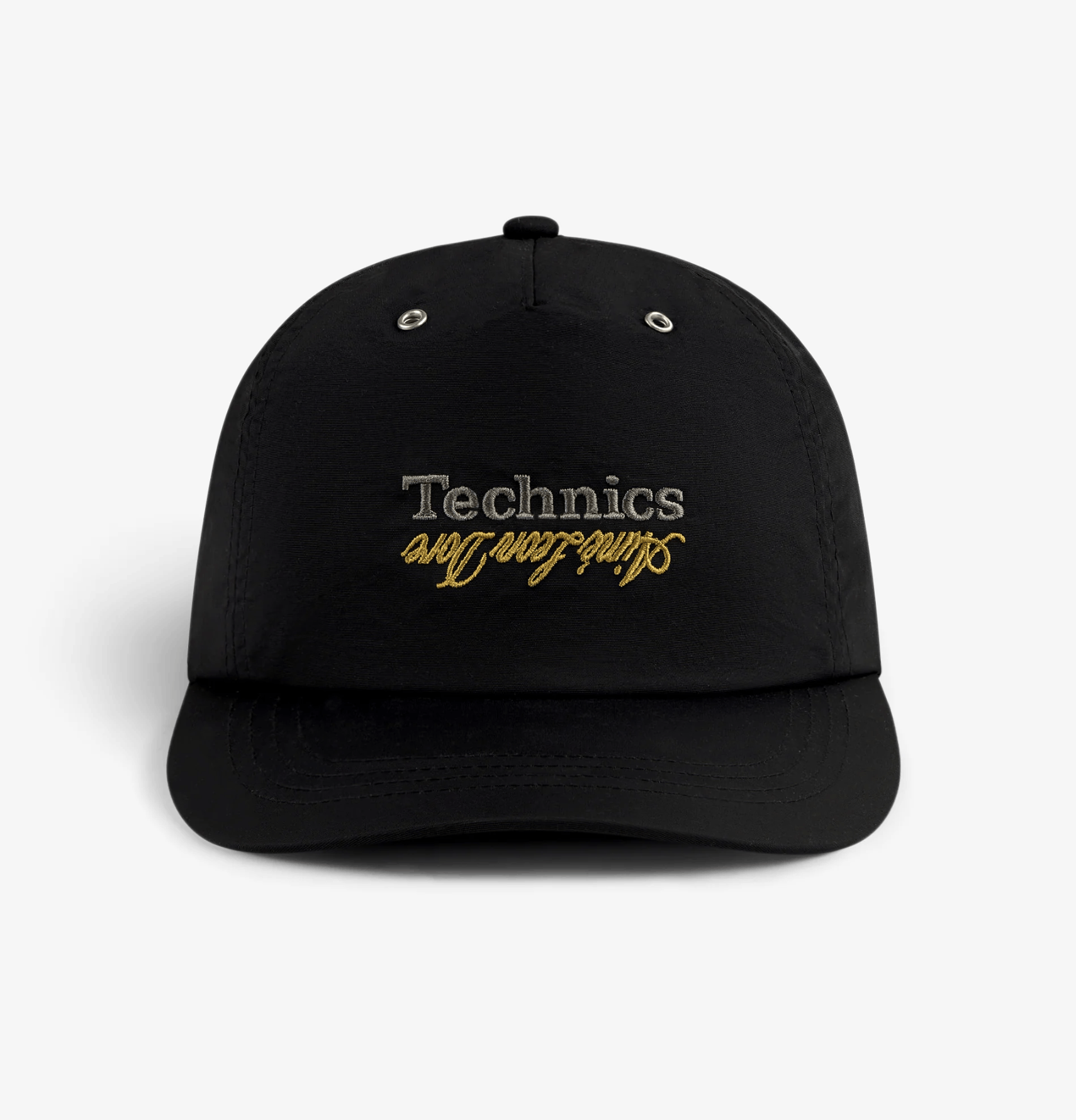 Aime Leon Dore Aime Leon Dore Nylon Technics Nylon Logo Hat Jet Black Size ONE SIZE - 1 Thumbnail