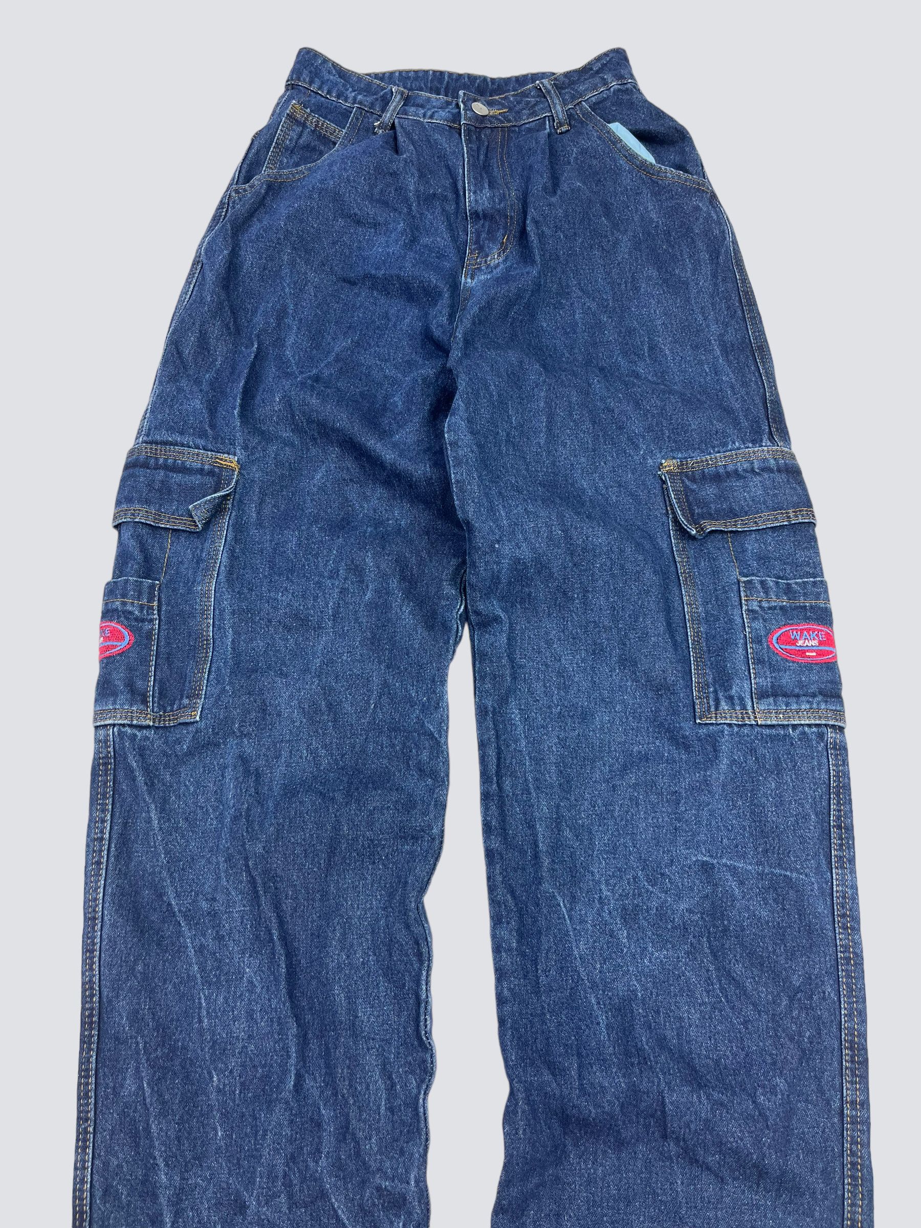 Vintage BAGGY VINTAGE Y2K HEAVY FADED CARGO JEANS PANTS - LOT № 3002 Size US 30 / EU 46 - 6 Thumbnail