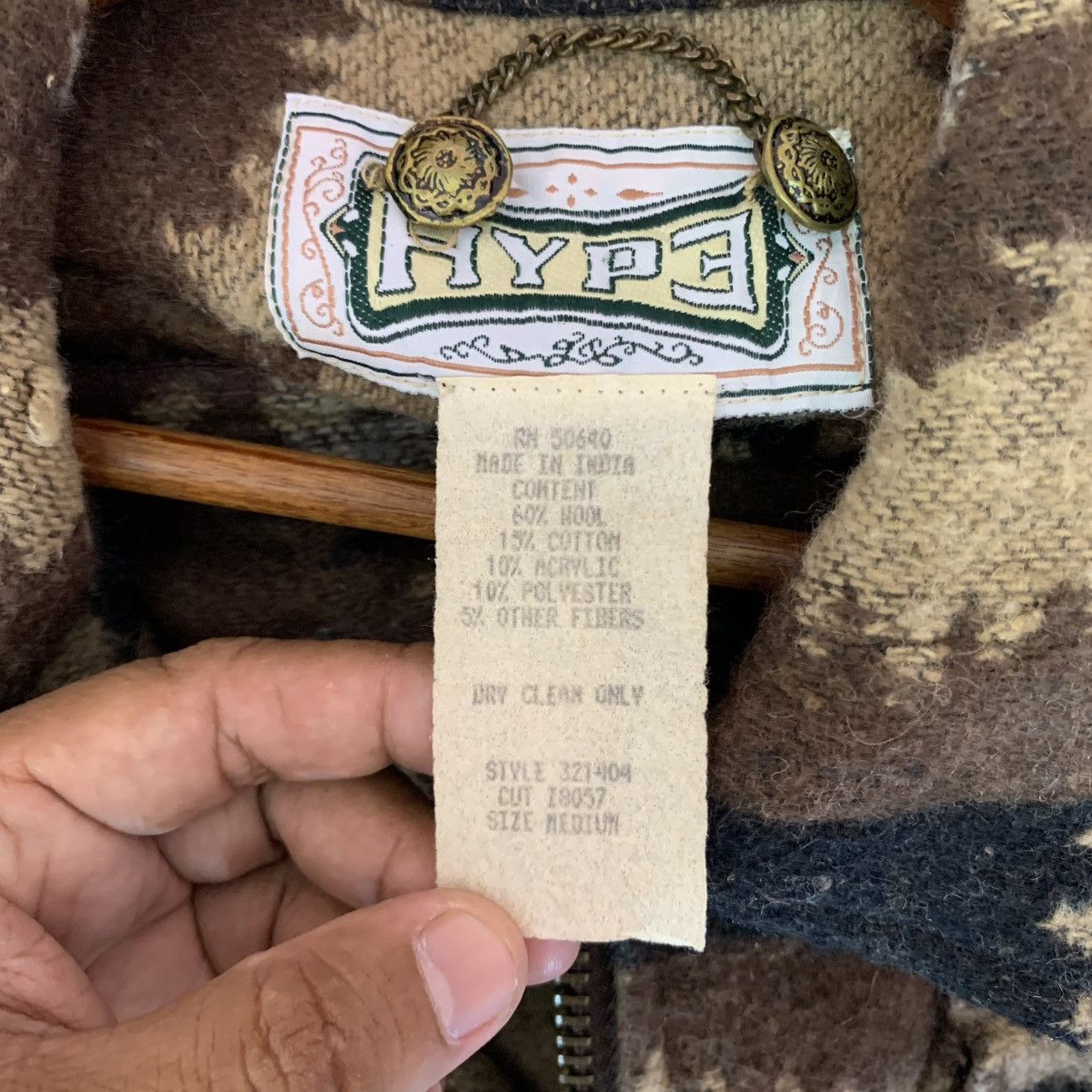 Aztech Mountain × Native × Vintage VINTAGE HYPE SPORTSWEAR NATIVE AMERICAN WOOL JACKET Size US M / EU 48-50 / 2 - 7 Thumbnail