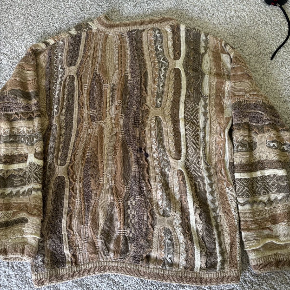 Bergati Vintage Bergati Patterned Sweater 90s Large 3D Coogi Style Size US L / EU 52-54 / 3 - 3 Thumbnail