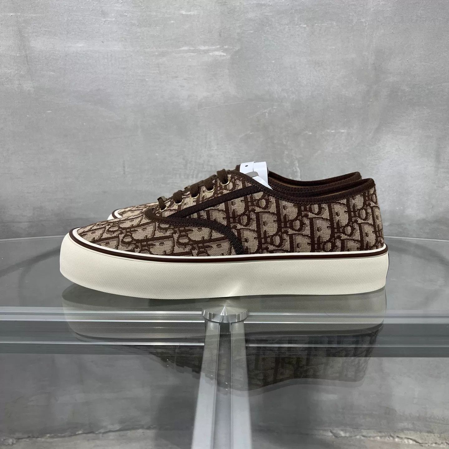 Dior Dior Saltwind Brown Monogram Low Top Sneakers 44 Size US 11 / EU 44 - 3 Thumbnail