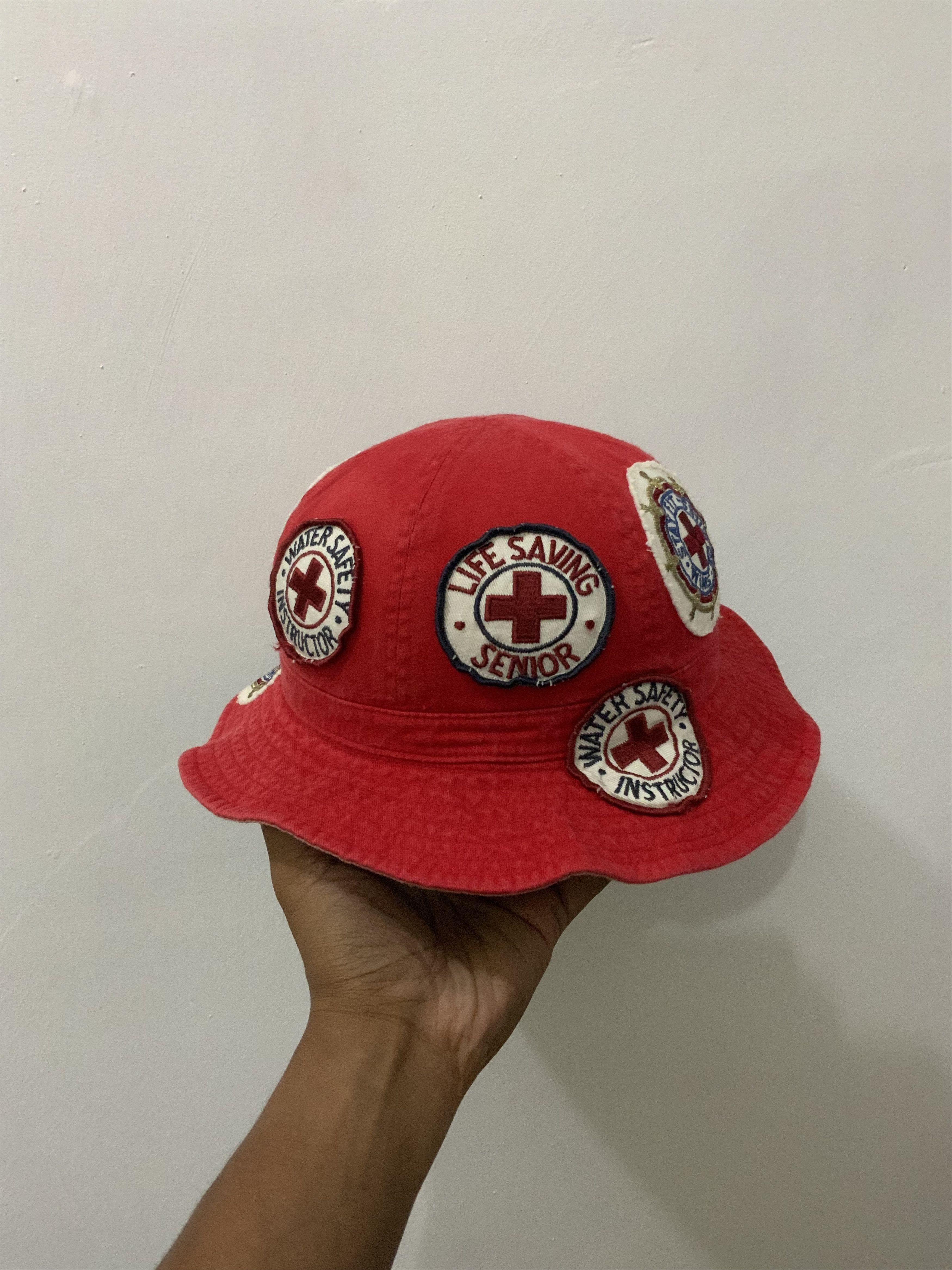 Japanese Brand Fun Duty Patch Bucket Hat Size ONE SIZE - 2 Thumbnail