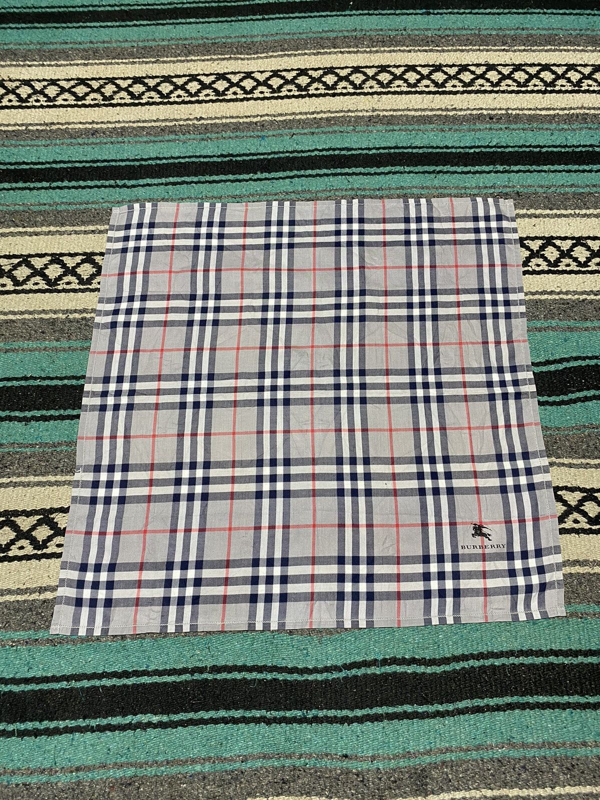 Burberry Vintage Burberry Bandana Handkerchief Headband Turban Size ONE SIZE - 1 Thumbnail