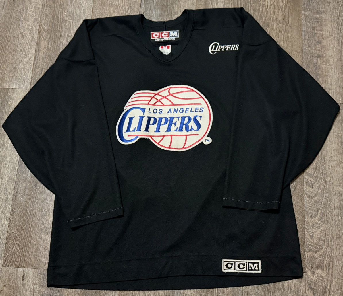 Ccm Vintage Los Angeles Clippers CCM Hockey Jersey Size Large Size US L / EU 52-54 / 3 - 1 Thumbnail