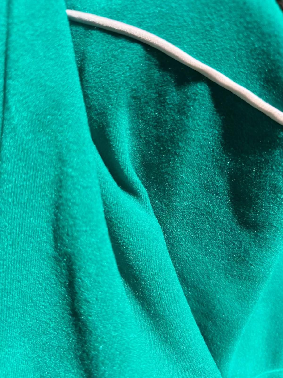 Other Vanity Fair Teal Lounge Robe 1980s Size ONE SIZE - 4 Thumbnail