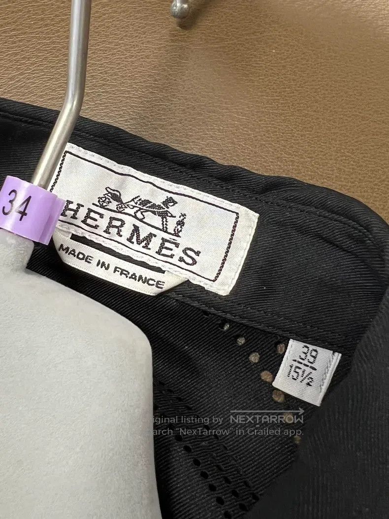 Hermes Hermes Laser Cutout Pattern 100% Mulberry Silk Shirt, Show Size XS / US 0-2 / IT 36-38 - 3 Thumbnail
