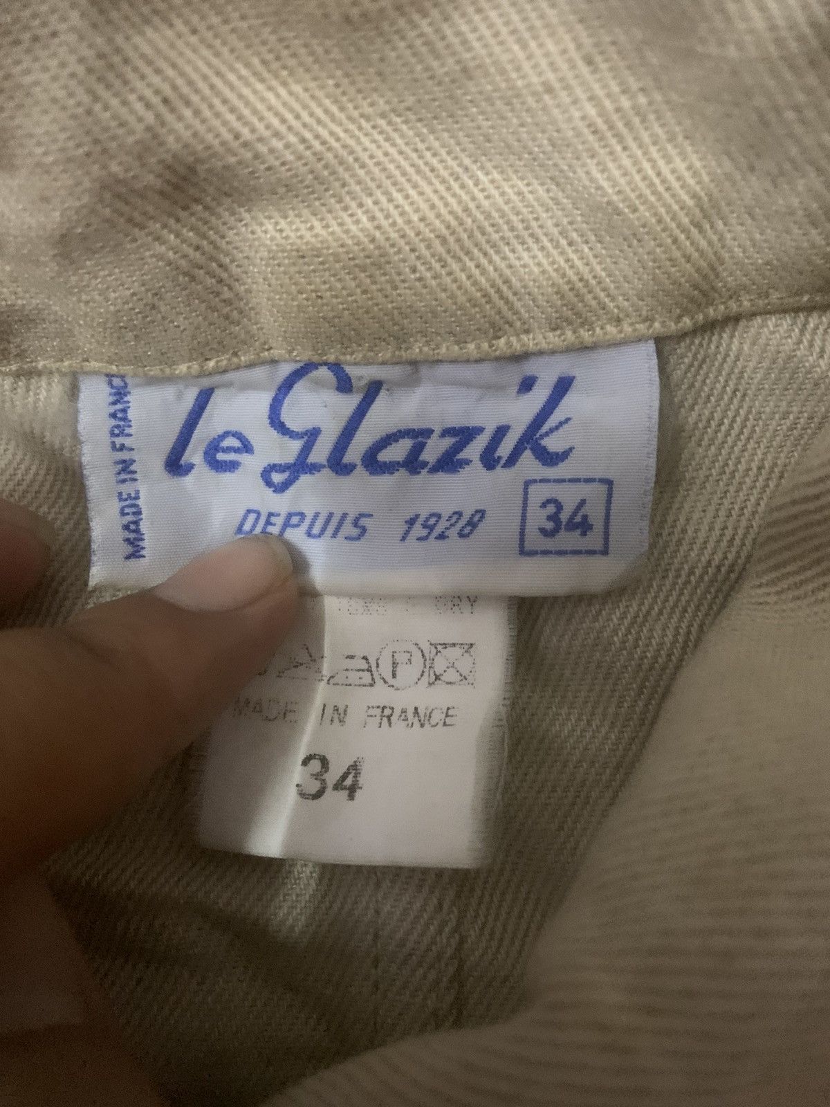 Designer × Vintage Le Glazik Made In France Button Jacket Size XS / US 0-2 / IT 36-38 - 5 Thumbnail