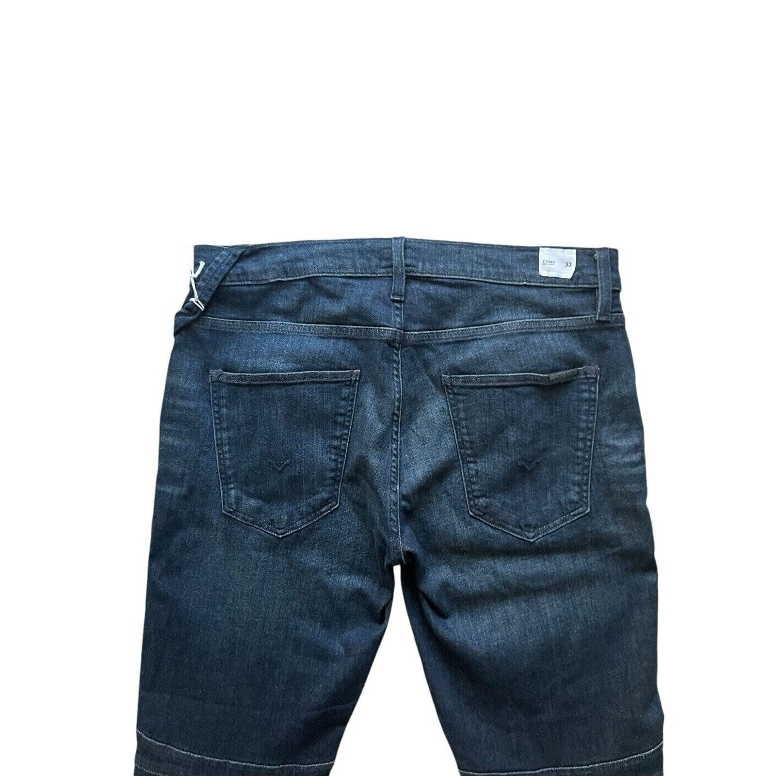 Hudson Hudson Jeans Ethan Biker Skinny Men's Dark Blue Size 33/32 Size US 33 - 6 Thumbnail