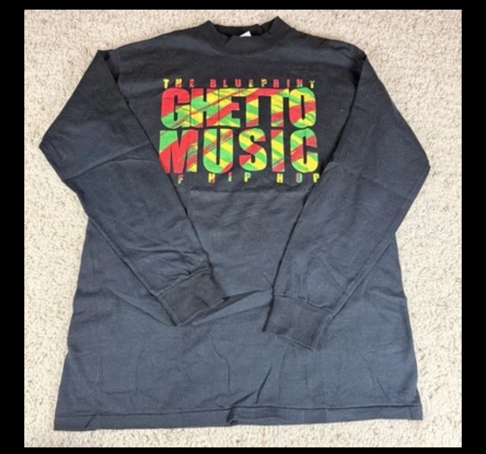 Other VERY RARE! Vintage 1989 Boogie Down Productions Long Sleeve Size US XL / EU 56 / 4 - 3 Thumbnail