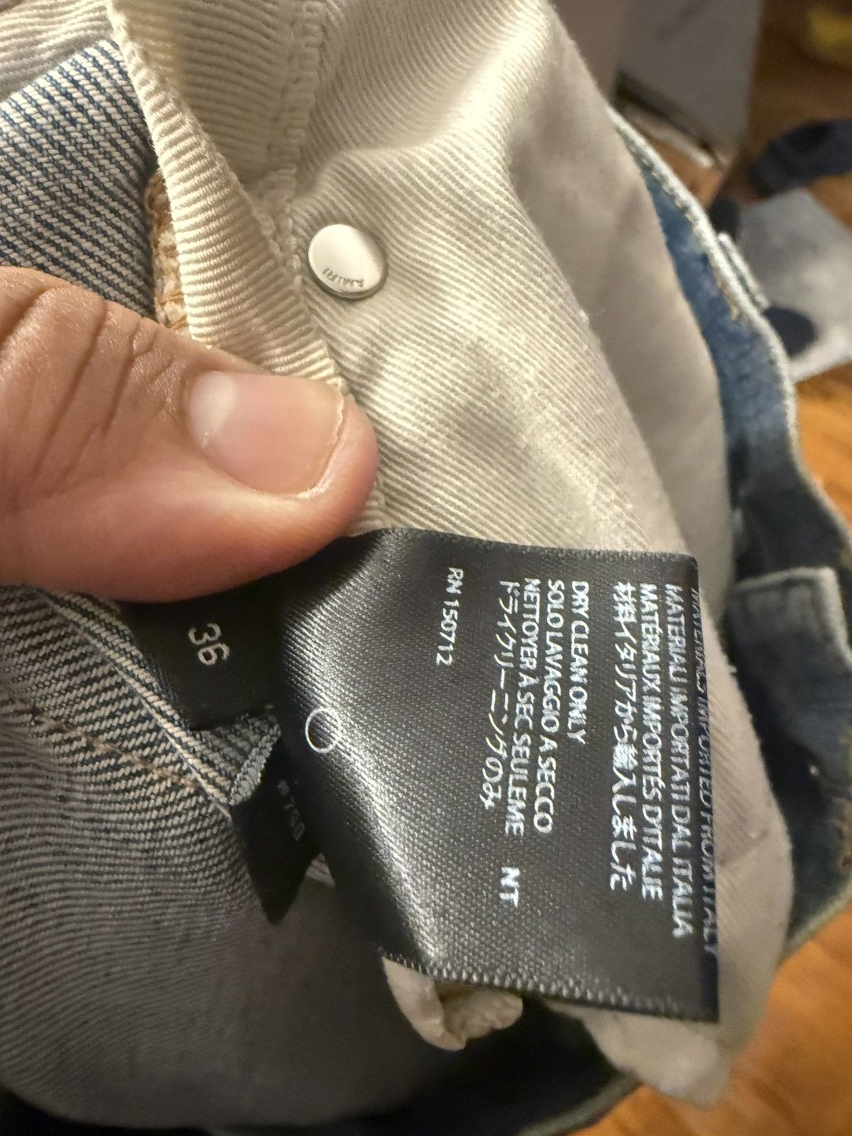 Amiri Amiri Tie Die Patches Blue Jeans sz 36 Size US 36 / EU 52 - 12 Thumbnail