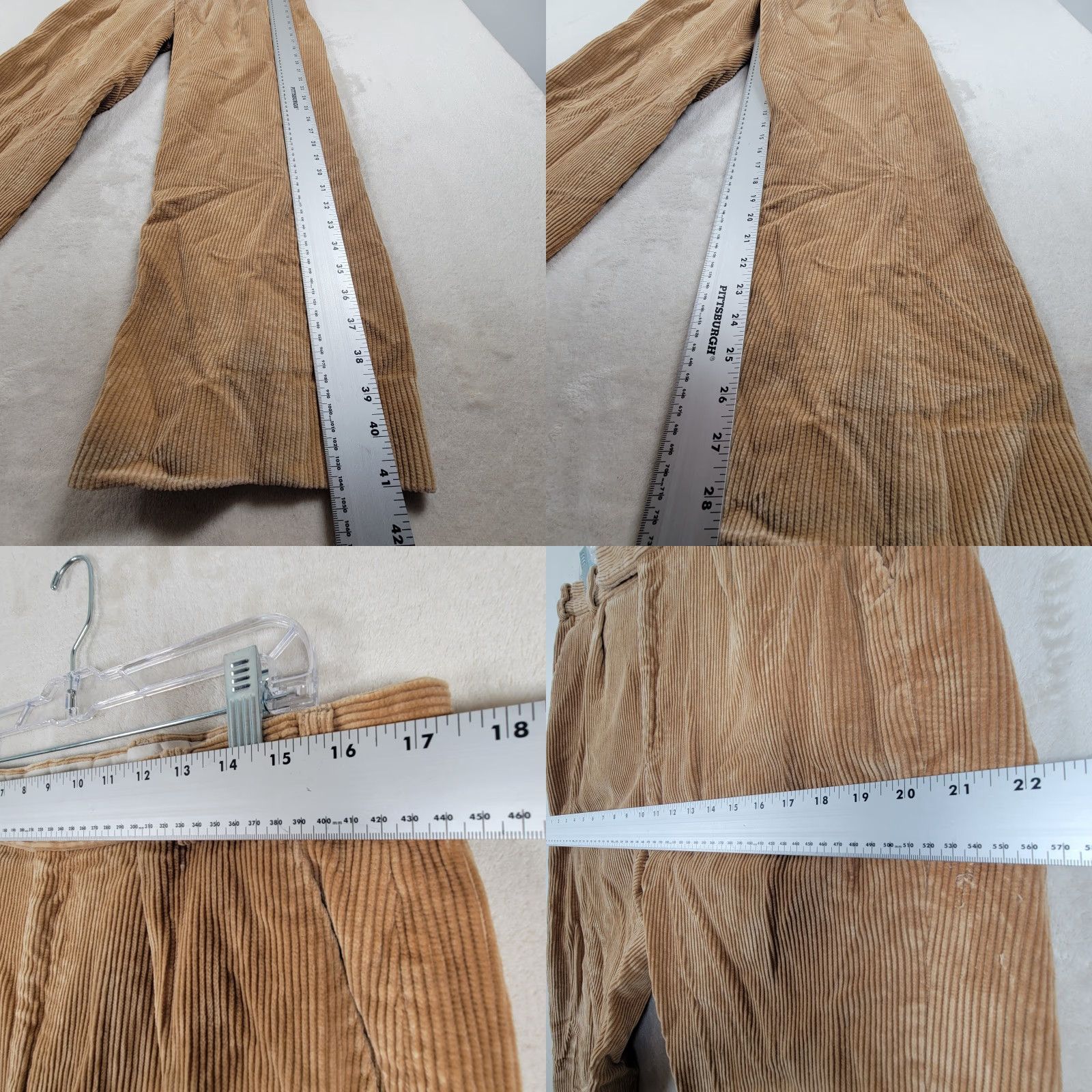 Vintage Farlows Corduroy Pants Mens 38 x 31 Brown Pleated Cuffed Regular Size US 38 / EU 54 - 8 Thumbnail