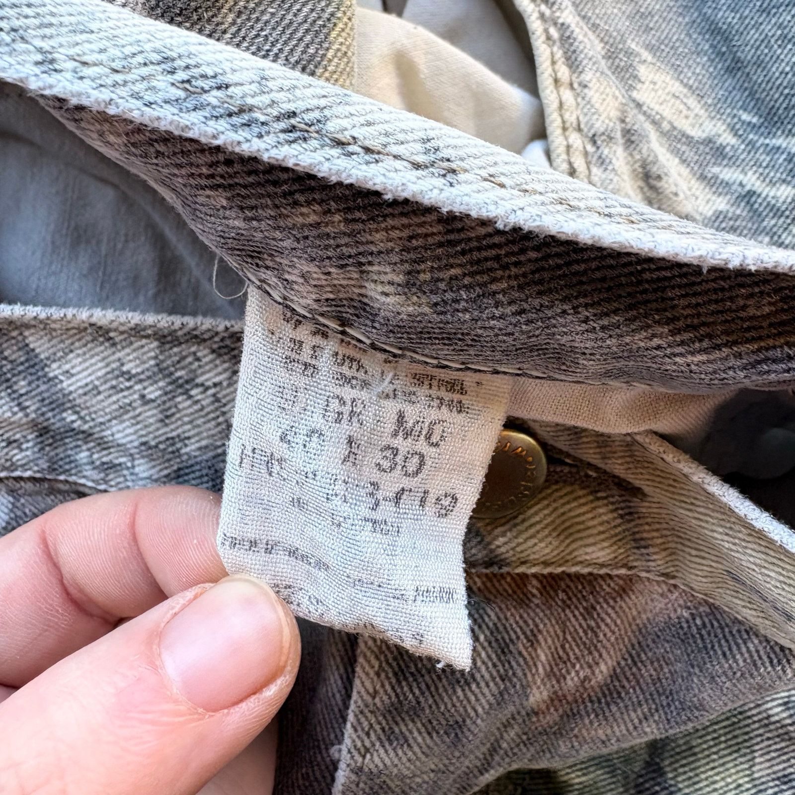 Wrangler Faded Vintage Baggy Camo Wrangler Double Knee jeans Size US 40 / EU 56 - 6 Thumbnail