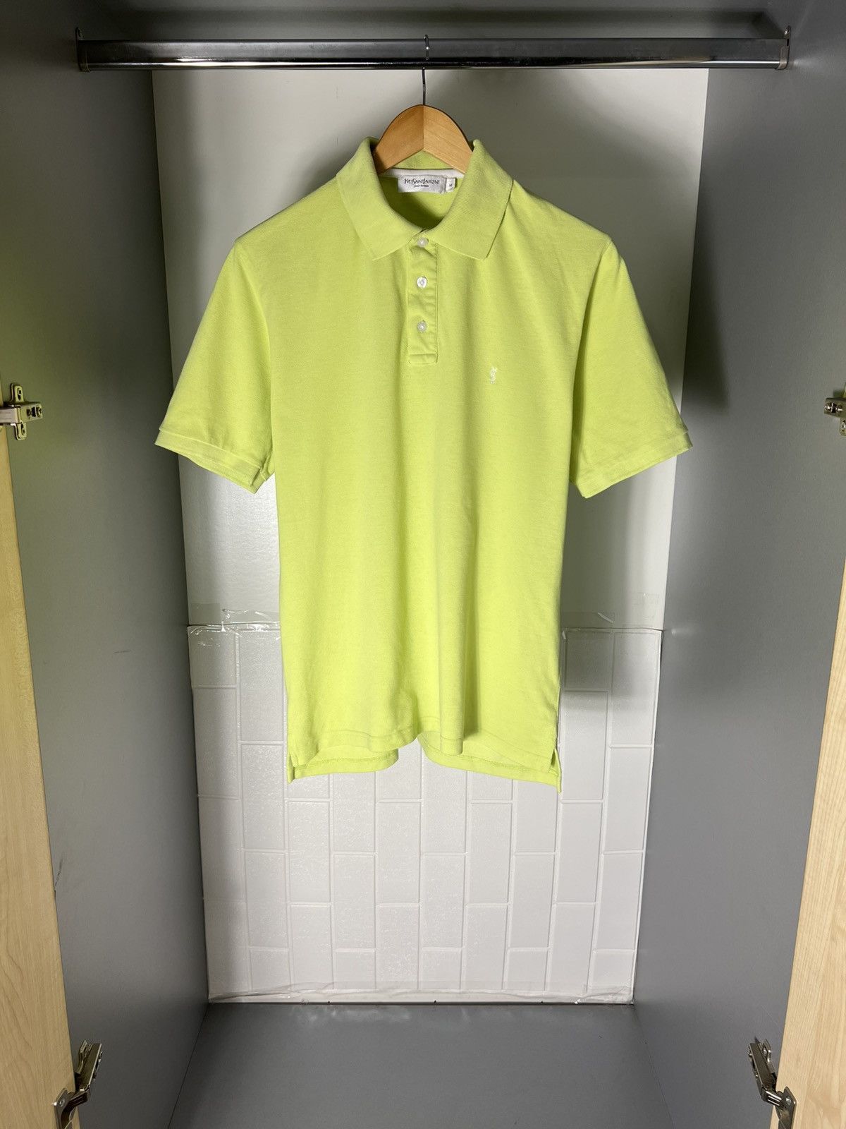 VINTAGE YVES SAINT LAURENT RETRO POLO CLASSIC DESIGNER 90s