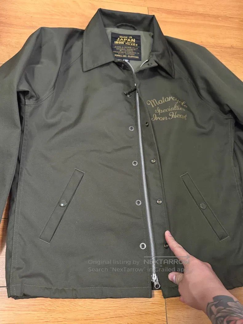 Iron Heart Iron Heart Dark Moss Green Windbreaker Jacket Size US XS / EU 42 / 0 - 4 Thumbnail