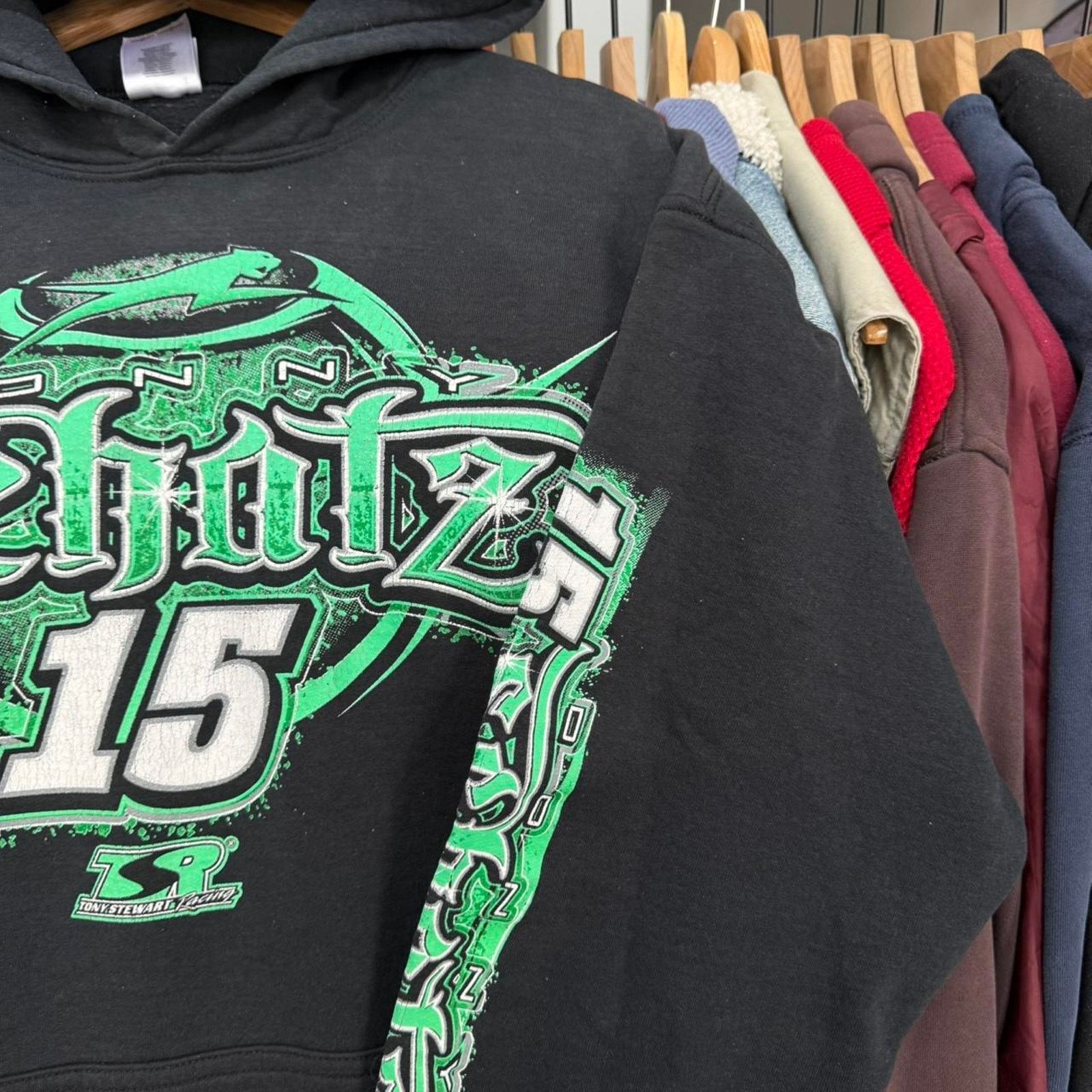 Gildan Vintage Y2K Donny Schotz Racing Double Sided Hoodie Size US L / EU 52-54 / 3 - 5 Thumbnail