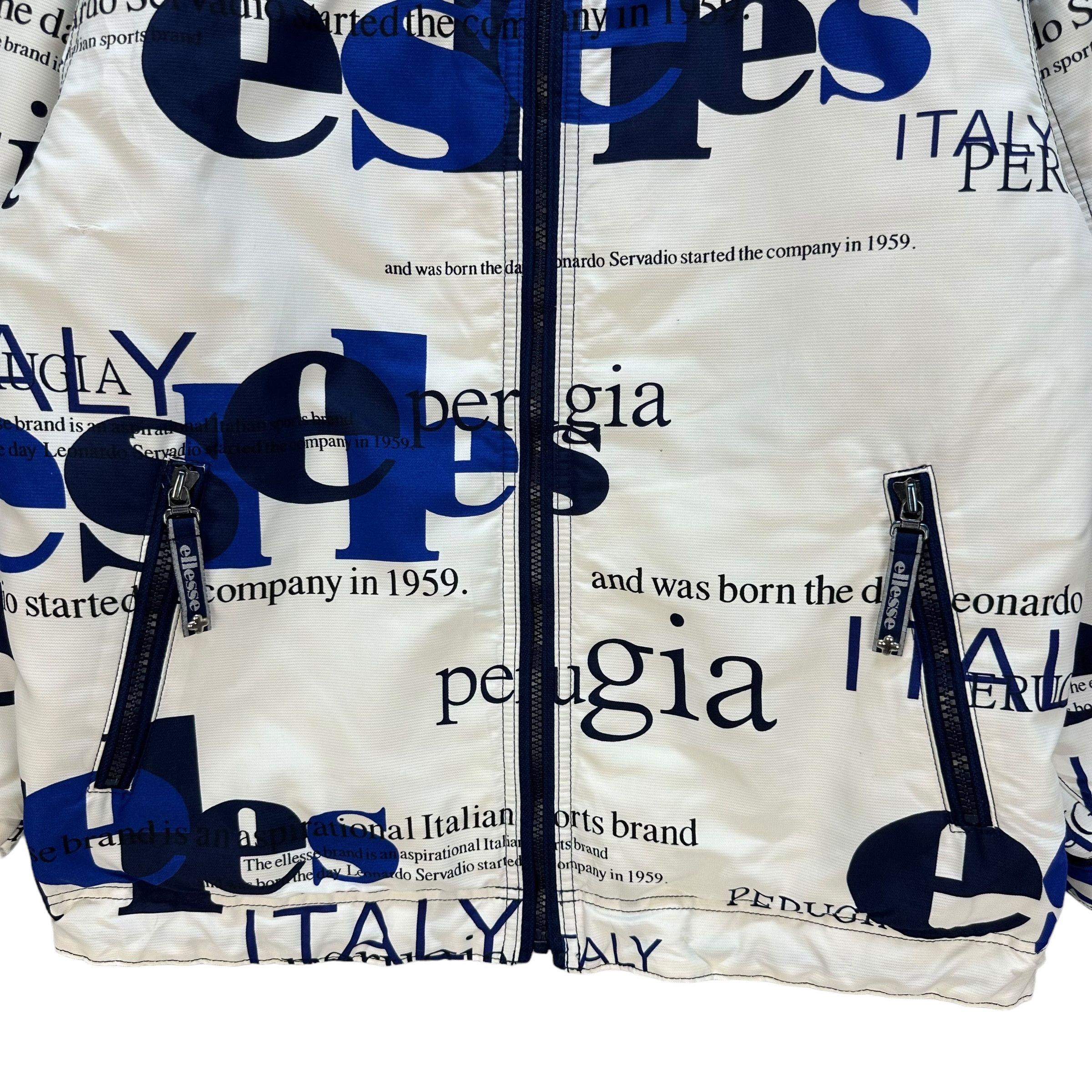 Ellesse × Goldwin Vintage Ellesse Allover print Logo Ski Jacket #A30-0683 Size US L / EU 52-54 / 3 - 3 Thumbnail