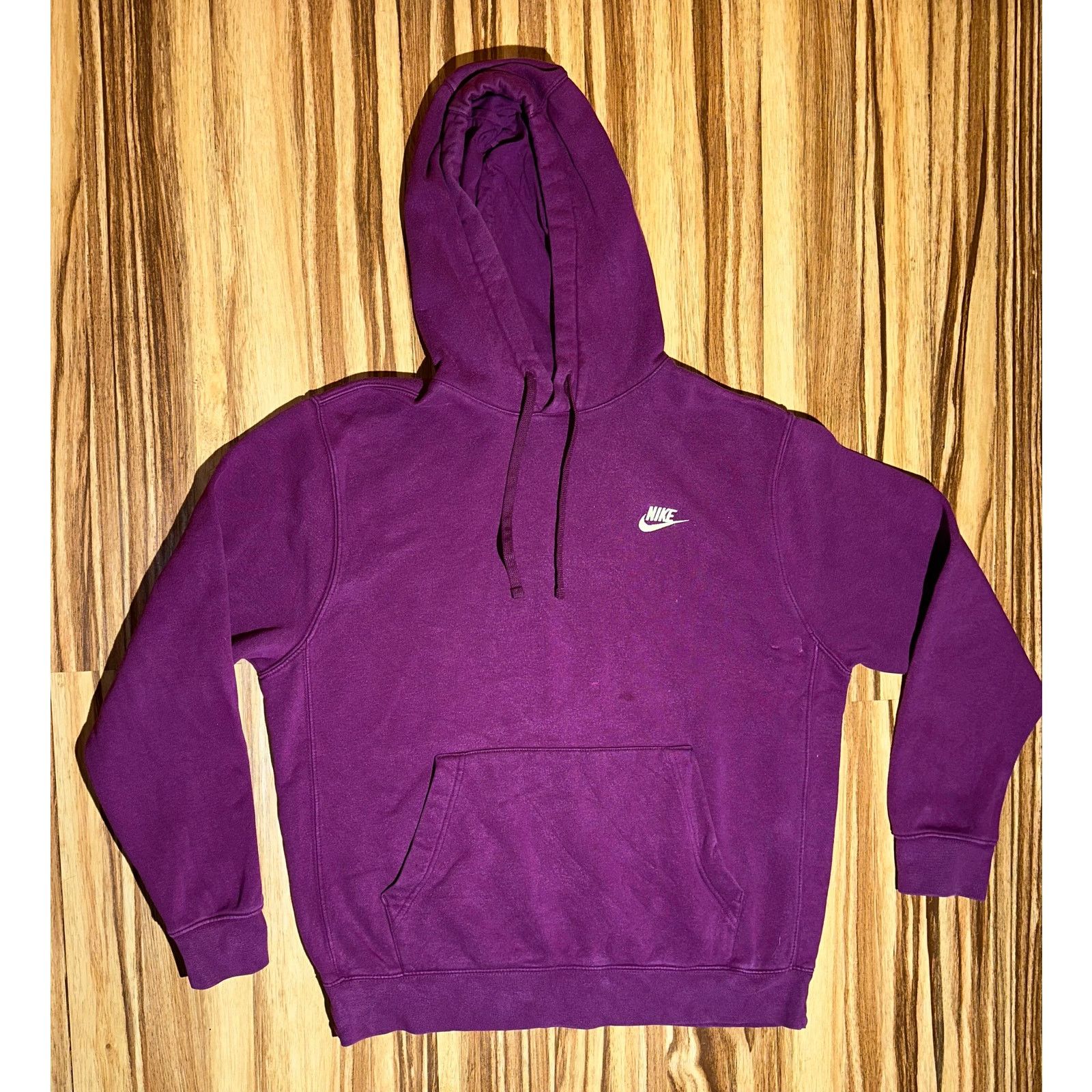 Nike Nike burgundy Hoodie Size Large Size L / US 10 / IT 46 - 2 Thumbnail