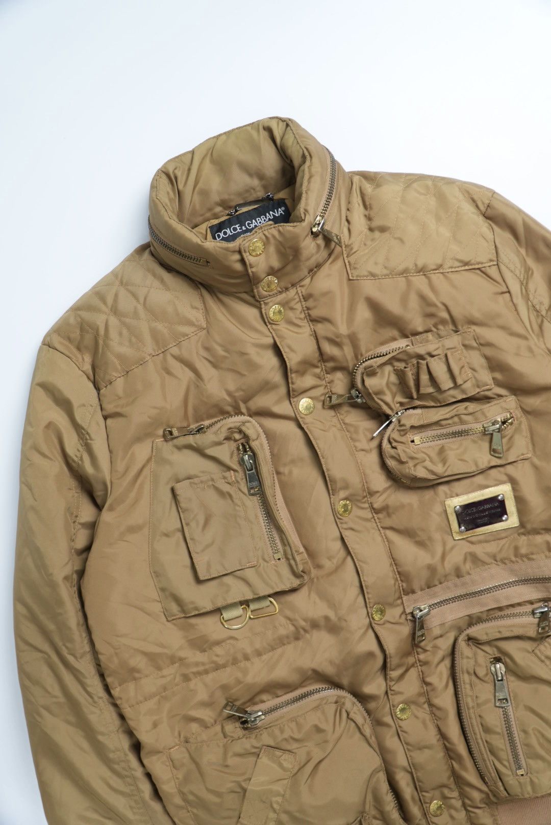 Dolce & Gabbana Dolce & Gabbana Convertible Cargo Multi-Pocket Field Jacket Size US XL / EU 56 / 4 - 3 Thumbnail