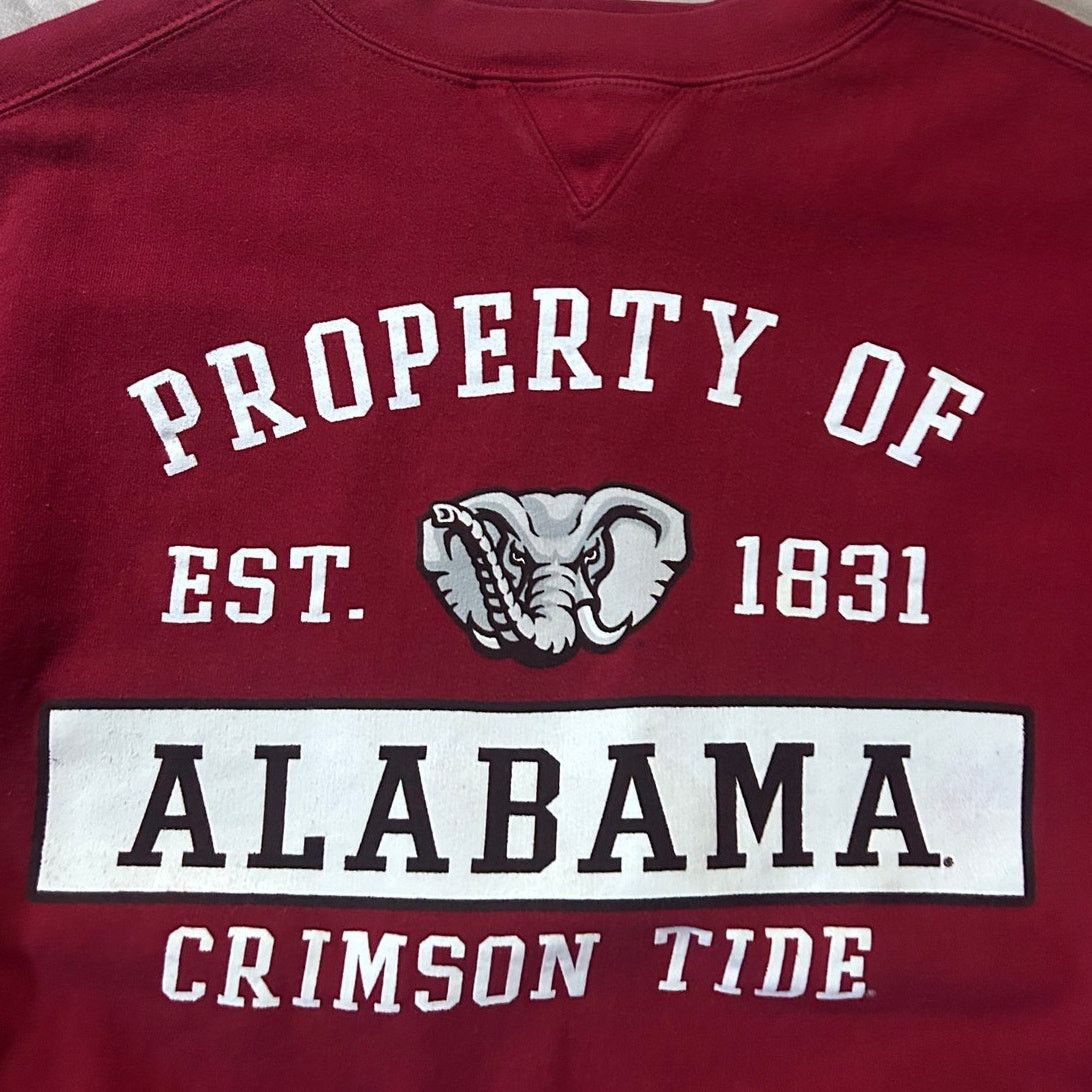 NCAA 2000's Vintage Alabama Crimson Tide Script Crimson Crewneck Size US XL / EU 56 / 4 - 2 Thumbnail