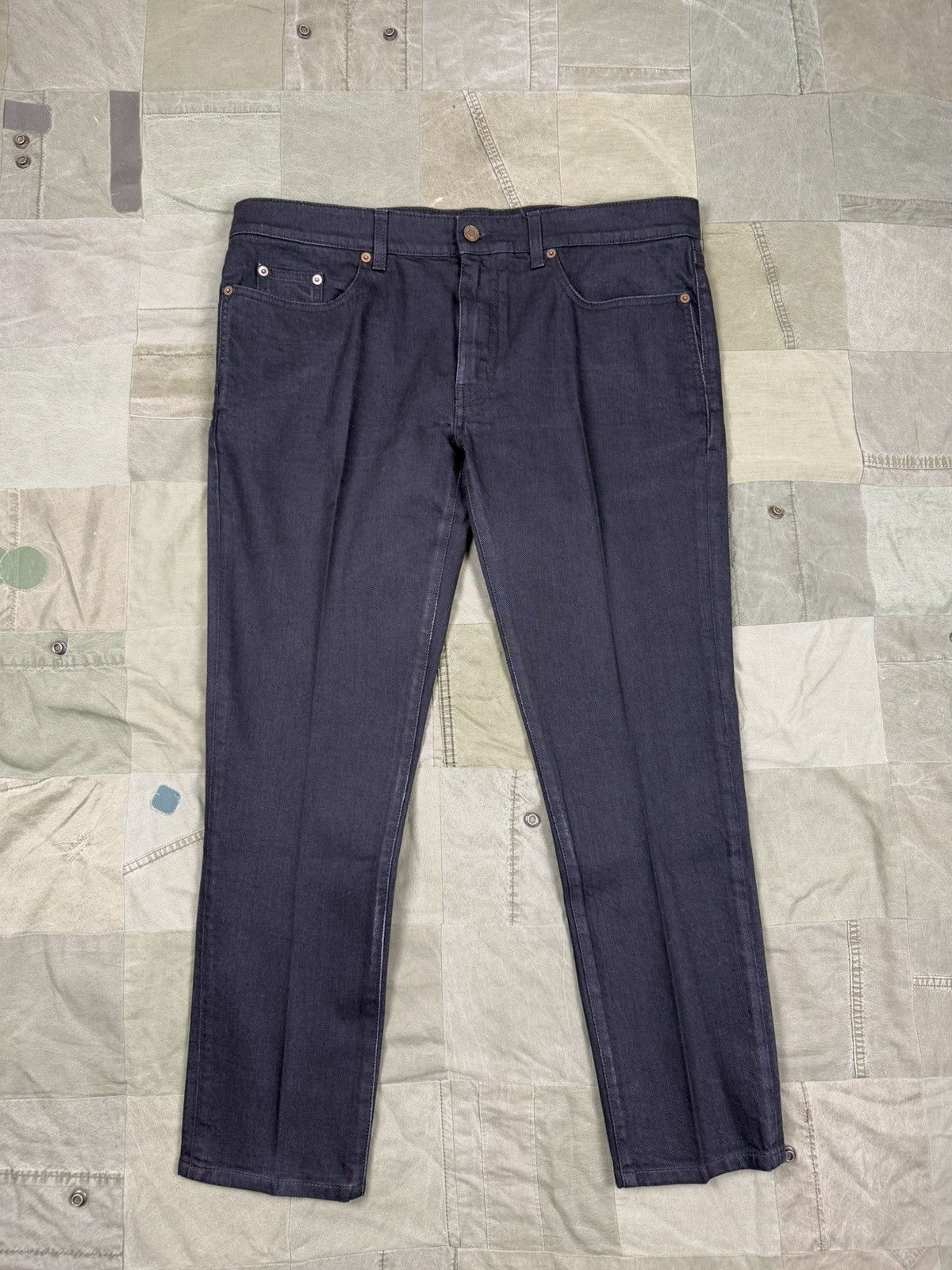 Saint Laurent Paris Straight Leg Denim Jeans Size US 36 / EU 52 - 1 Thumbnail