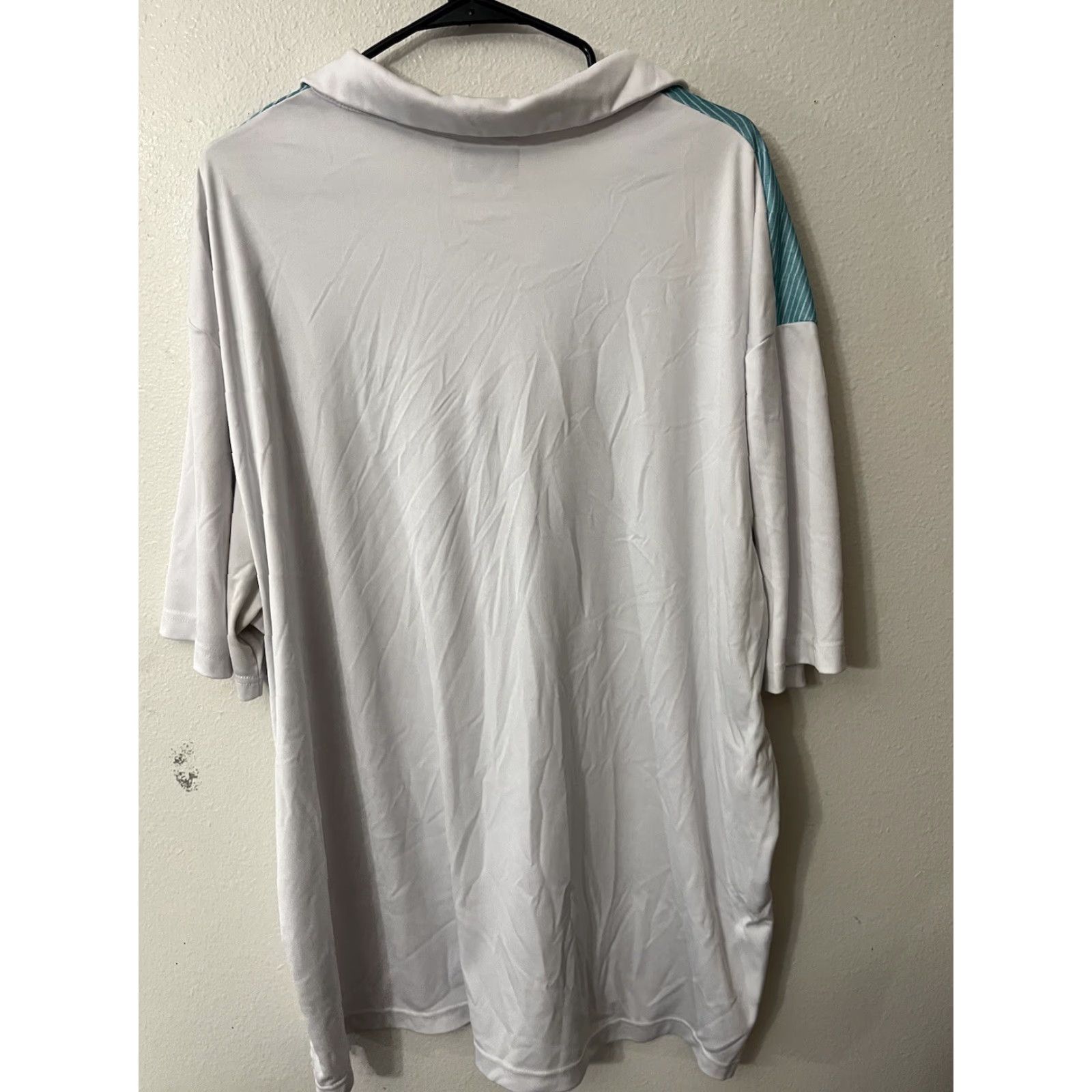 Hogan Ben Hogan Polo Shirt White 3XL Striped Short Sleeve Golf Mens Polo Shirt White 3XL Ben Hogan Size US XXL / EU 58 / 5 - 2 Thumbnail
