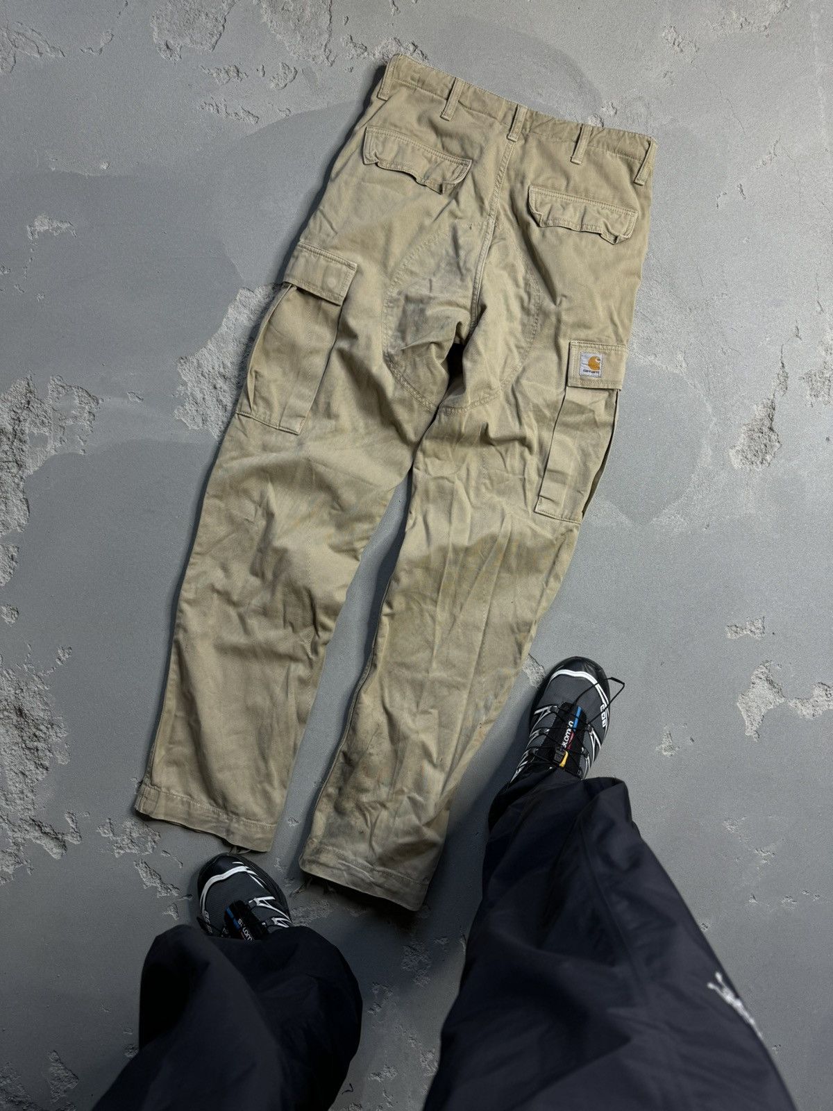 Carhartt × Carhartt Wip Carhartt Beige Regular Cargo Pants Trousers 28х32 Size US 28 / EU 44 - 2 Thumbnail