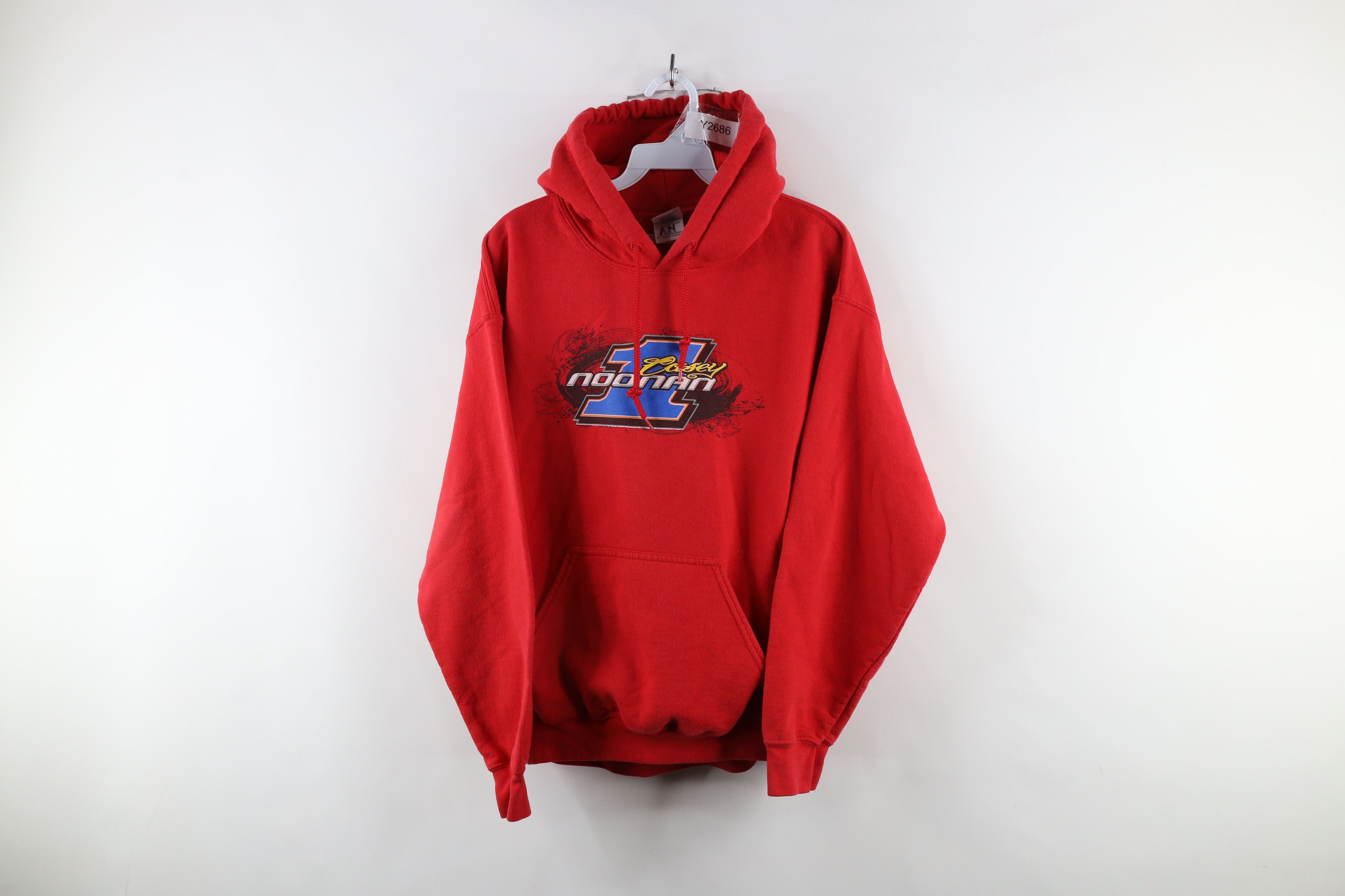 Vintage Vintage Y2K Streetwear Casey Noonan Racing Hoodie Sweatshirt Size US M / EU 48-50 / 2 - 1 Thumbnail