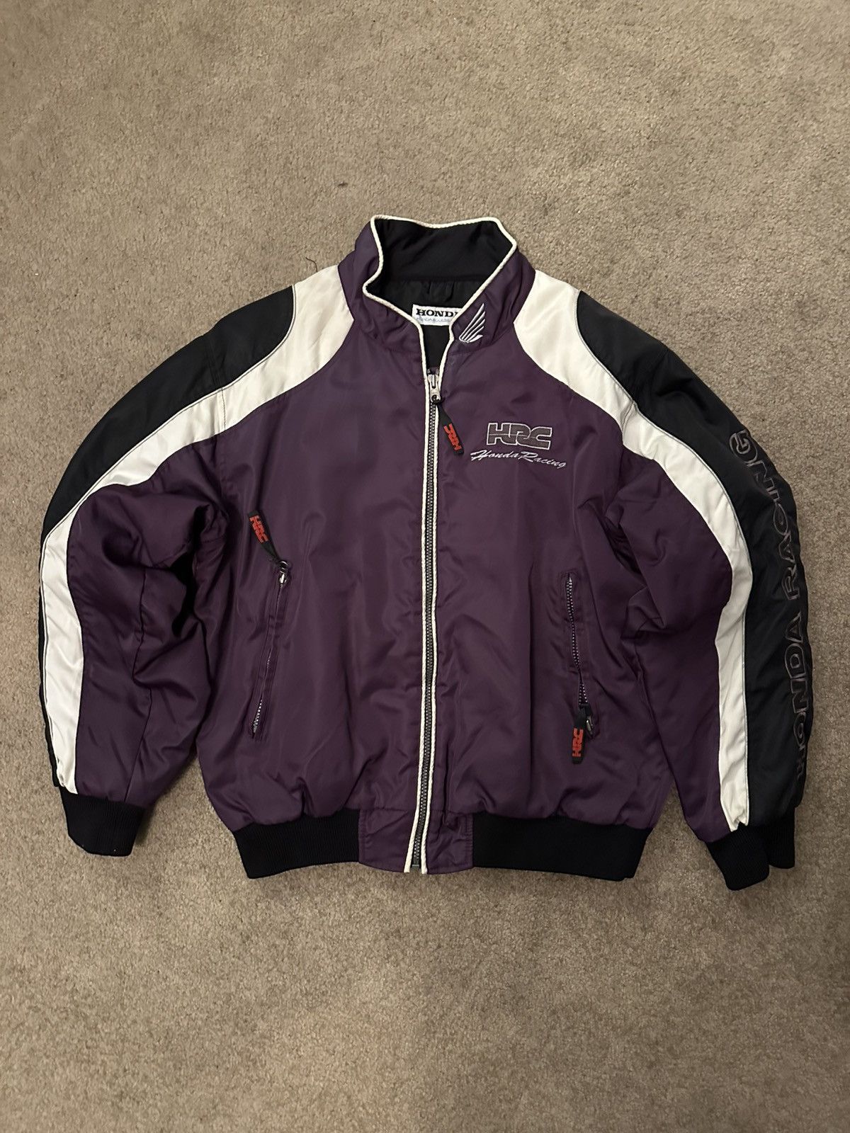 Other Vintage Honda Racing Jacket S Purple Nylon Bomber Jacket Vtg Size US S / EU 44-46 / 1 - 1 Thumbnail