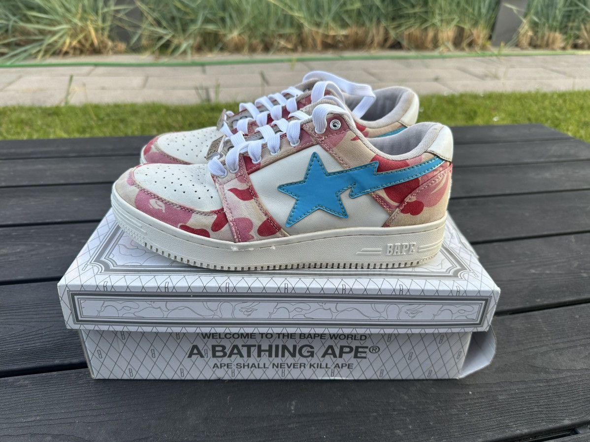 Bape Rare bapesta camo Size US 8 / EU 41 - 2 Thumbnail