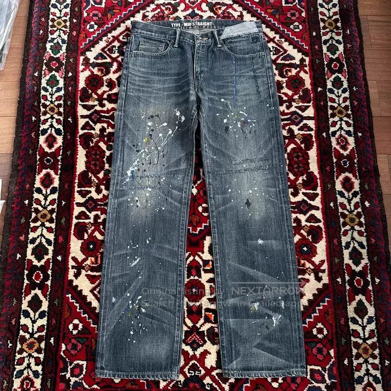Neighborhood Neighborhood size M Ink Wash Denim Jeans Size US 27 - 1 Thumbnail