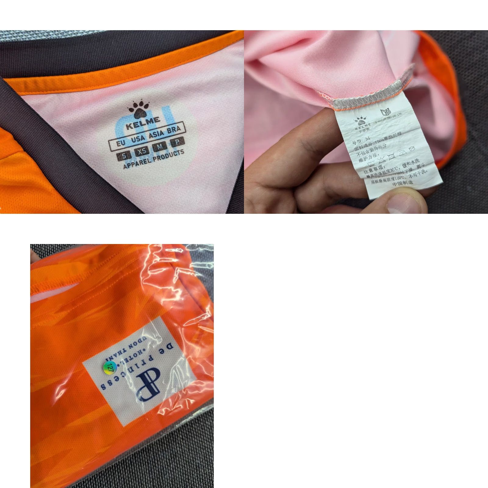 Vintage Udonthani FC Thailand Kelme Pluemjai 2021-2022 Home Football Jersey Small Unisex Adults S Orange Jersey Football Shirts Mens Women Girls Size US S / EU 44-46 / 1 - 9 Thumbnail