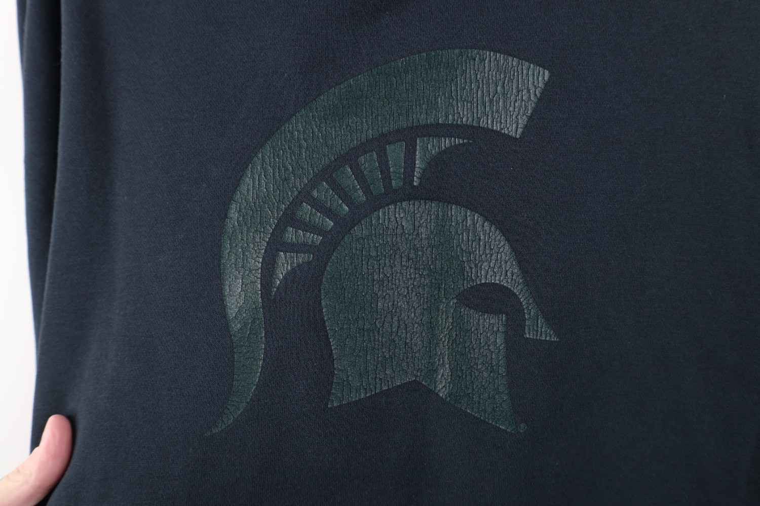 Nike Nike Mini Swoosh Michigan State University Hoodie Black Size US S / EU 44-46 / 1 - 6 Thumbnail