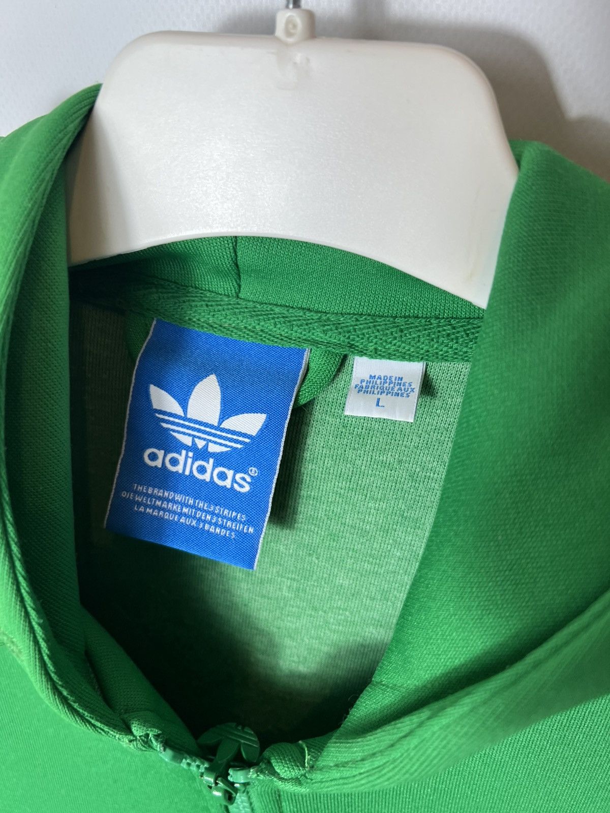 Adidas Vintage streetwear y2k hype Adidas Zip Hoodie Green Size US L / EU 52-54 / 3 - 5 Thumbnail