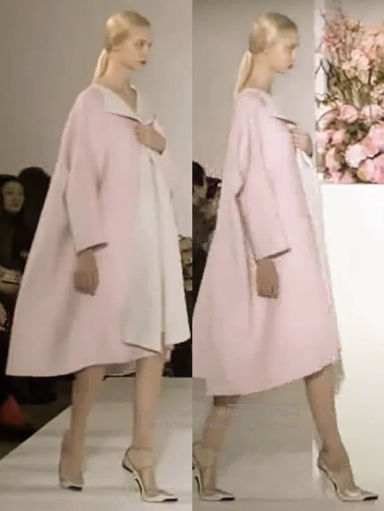 Jil Sander Jil Sander Pink wool coat Size M / US 6-8 / IT 42-44 - 1 Thumbnail