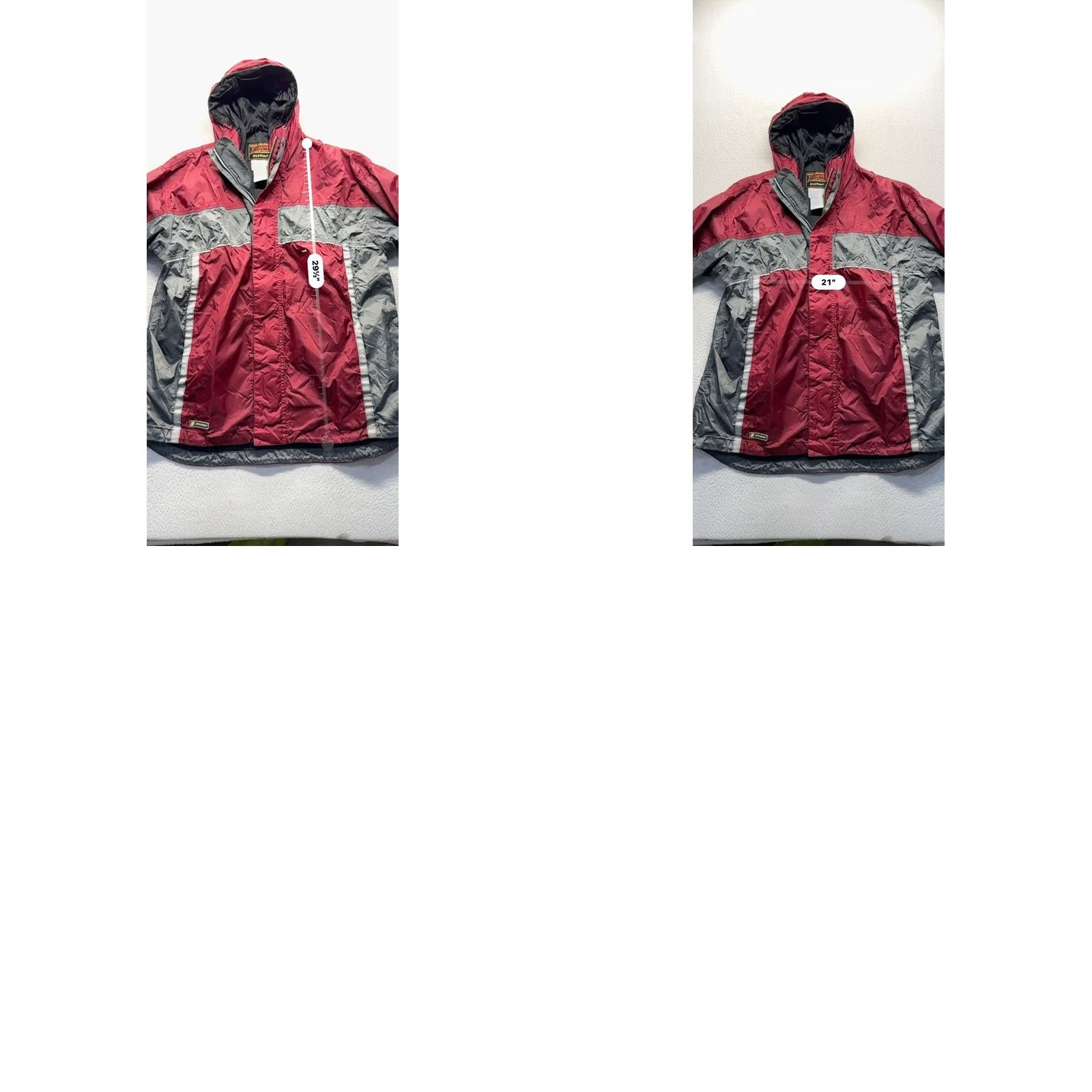 Vintage Stearns DryWear Waterproof Breathable Jacket L Unisex Adults Red Nylon With Hood 9434 Size US L / EU 52-54 / 3 - 8 Thumbnail