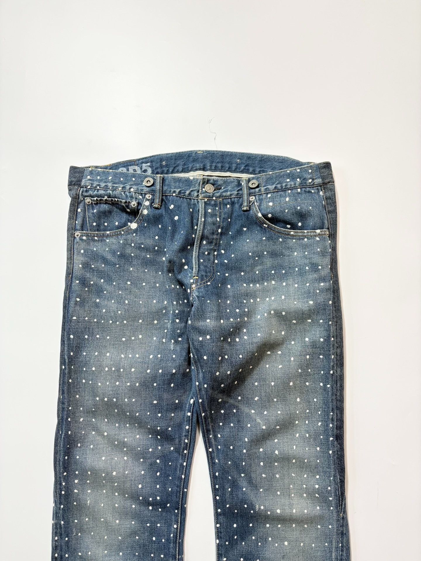 Visvim VISVIM 01.2D5 Polka Dot Jeans Size US 34 / EU 50 - 2 Thumbnail