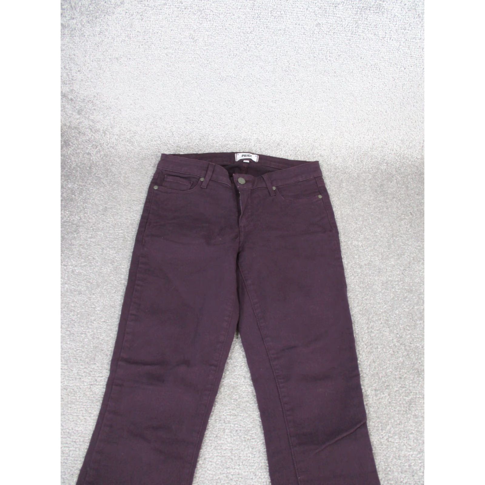 Paige PAIGE Jeans Skinny Verdugo Ankle Denim Dark Purple 27 Womens Size 27" / US 4 / IT 40 - 2 Thumbnail