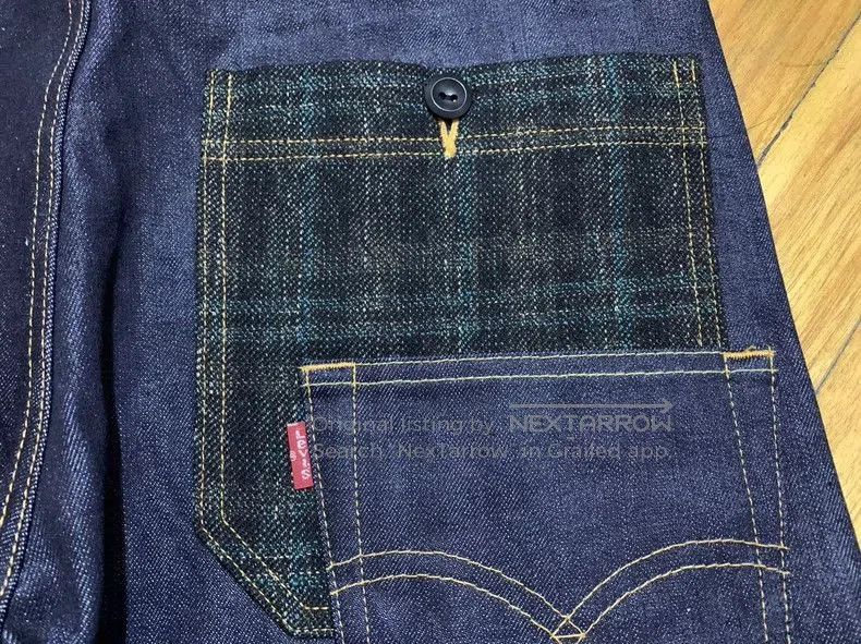 Junya Watanabe JUNYA WATANABE MAN x LEVIS Raw Denim Jeans. Size US 31 - 5 Thumbnail