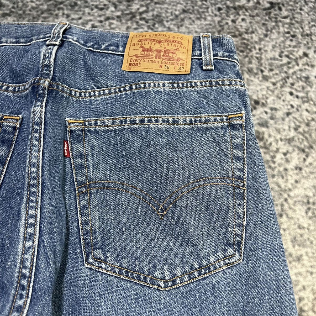 Levi's Vintage 90s Levi's 505 Straight Leg Grunge Skater Jeans Size US 36 / EU 52 - 4 Thumbnail