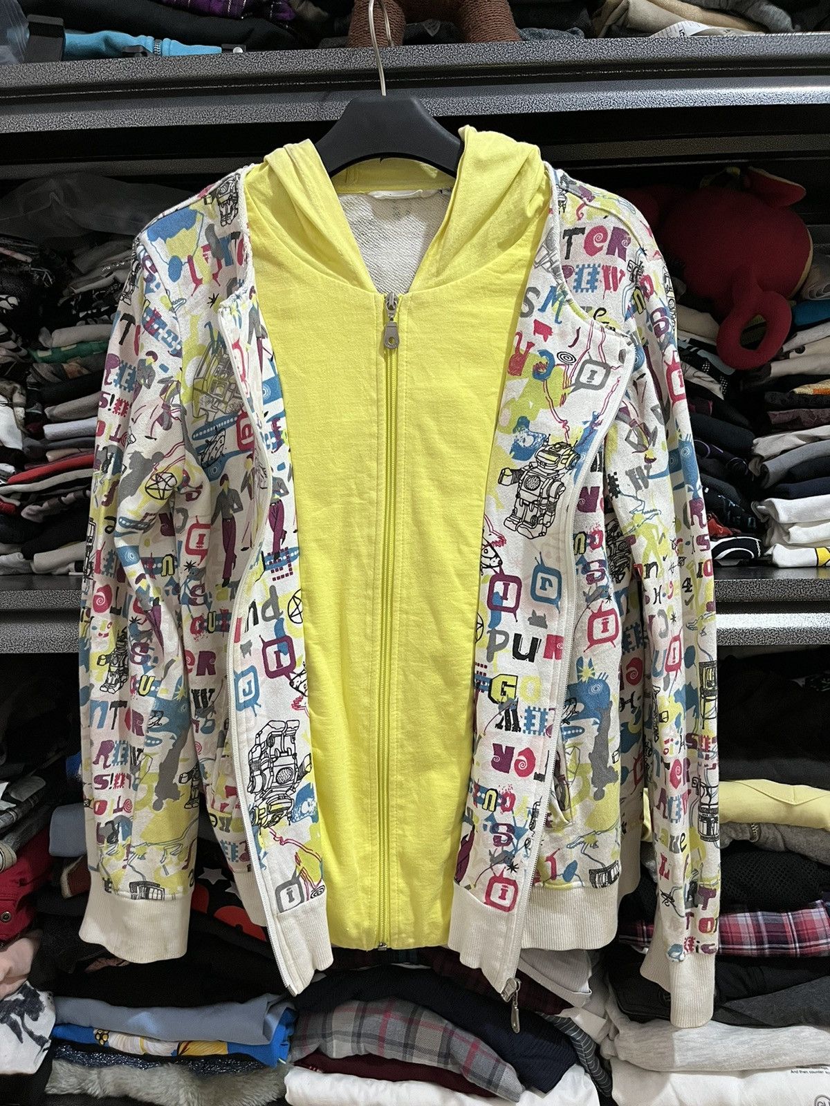 Hysteric Glamour Japanese poem double layer hoodie Size US S / EU 44-46 / 1 - 1 Thumbnail