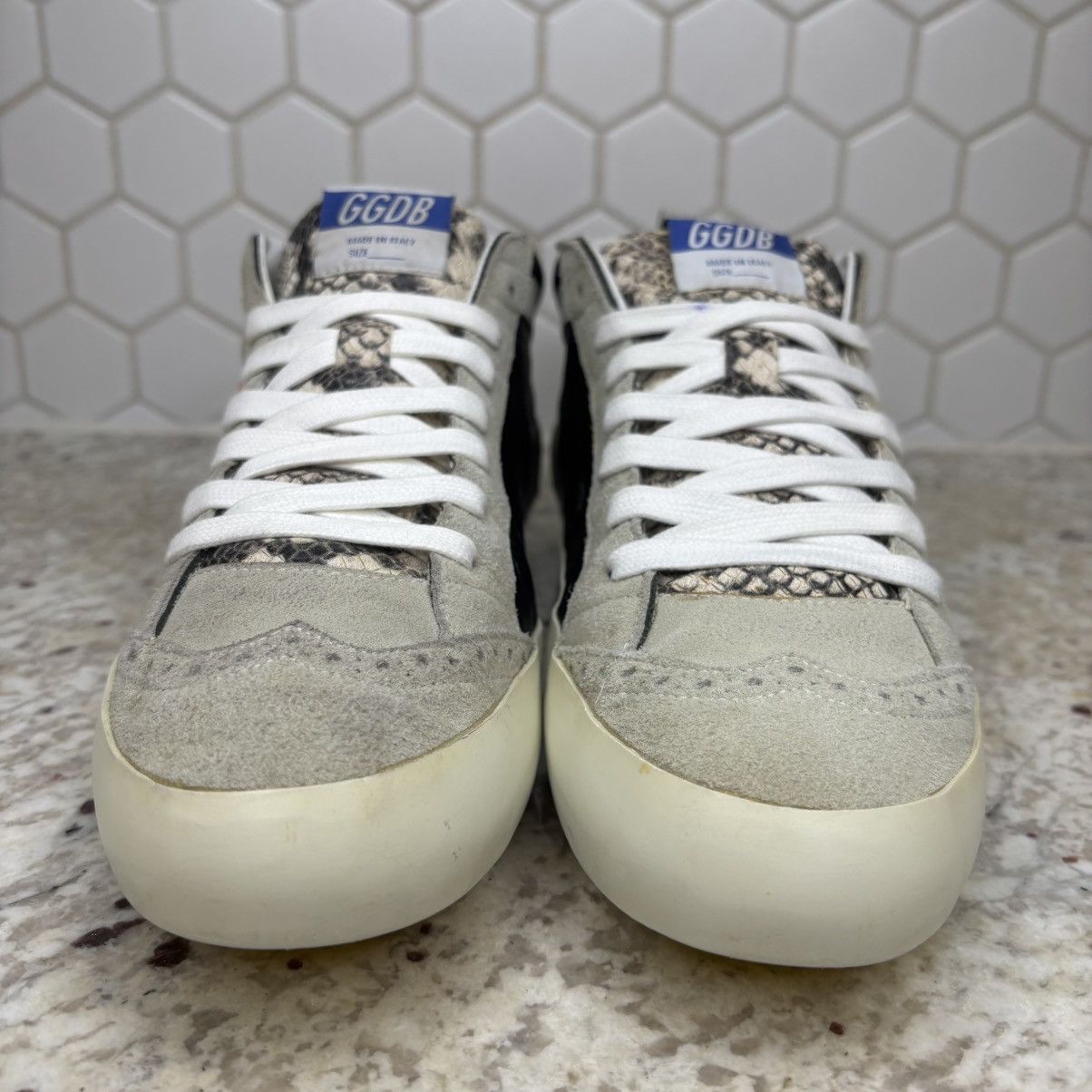 Golden Goose Size 41 Golden Goose Mid Star Multicolor Python CLEAN No Box Size US 11 / IT 41 - 4 Thumbnail