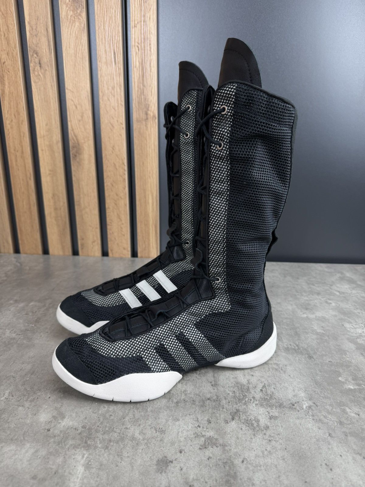 Adidas Adidas Y-3 Regu Boot Black/Talc Size US 8 Size US 8 / EU 41 - 1 Thumbnail